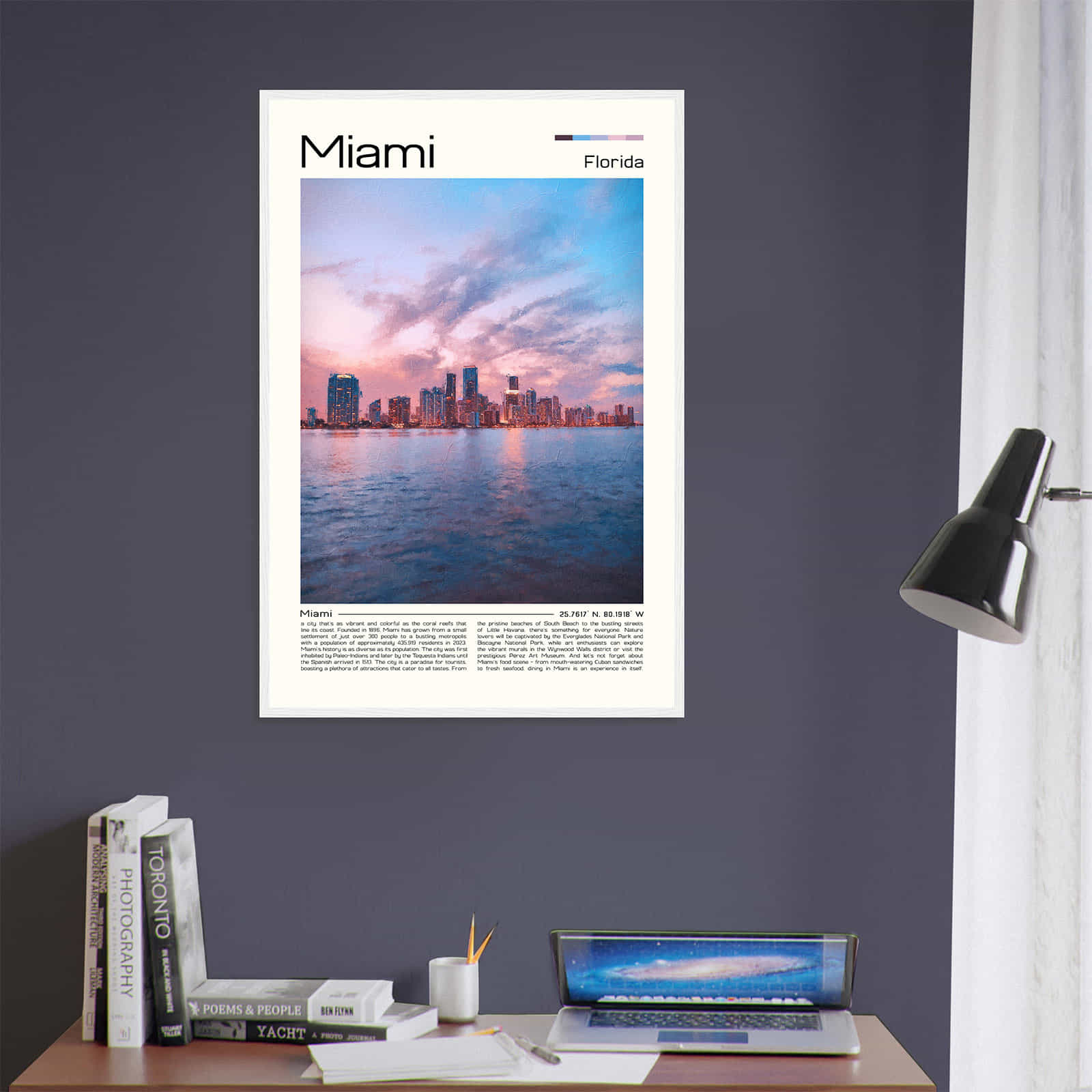 Deerfield Kansas Map Poster, Modern Home Decor Wall Art Print (Copy)