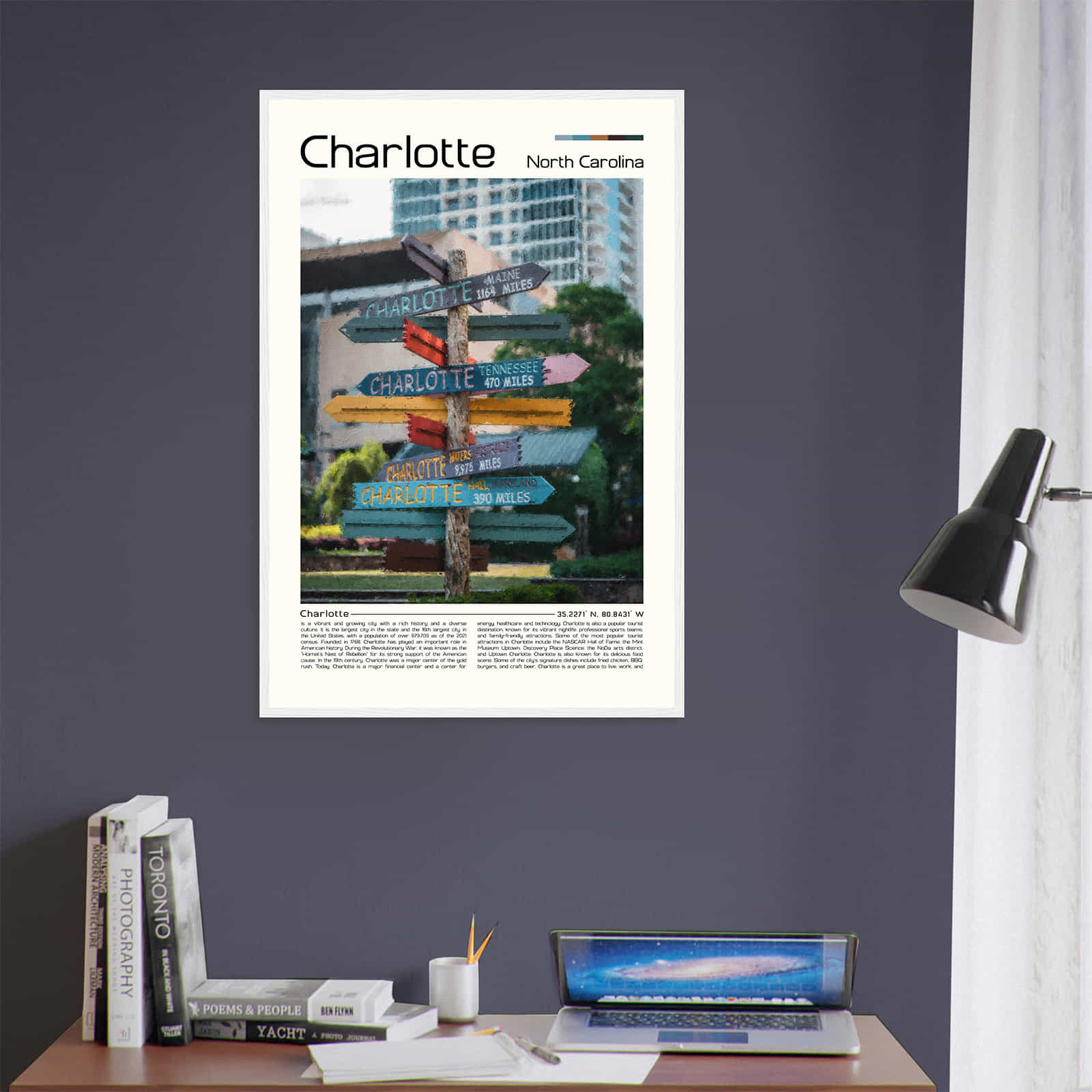 Deerfield Kansas Map Poster, Modern Home Decor Wall Art Print (Copy)