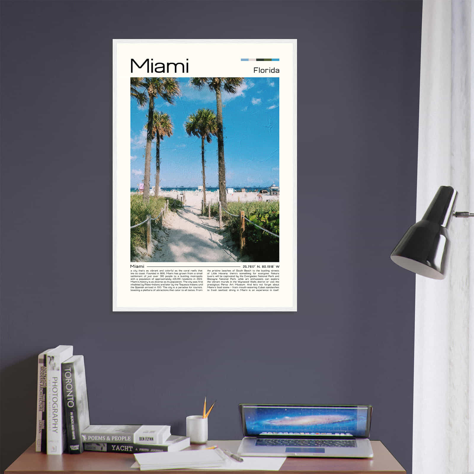 Deerfield Kansas Map Poster, Modern Home Decor Wall Art Print (Copy)