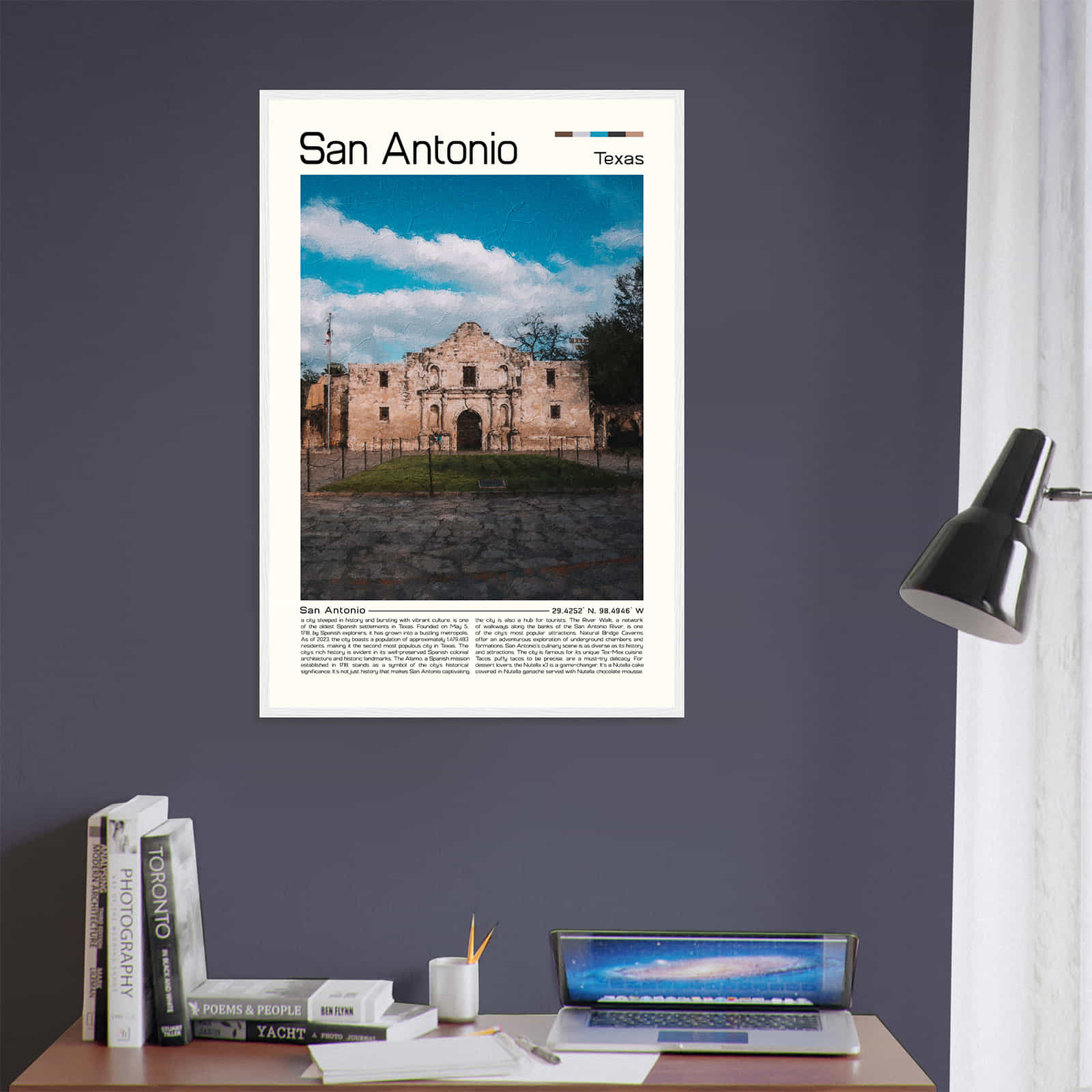 Deerfield Kansas Map Poster, Modern Home Decor Wall Art Print (Copy)