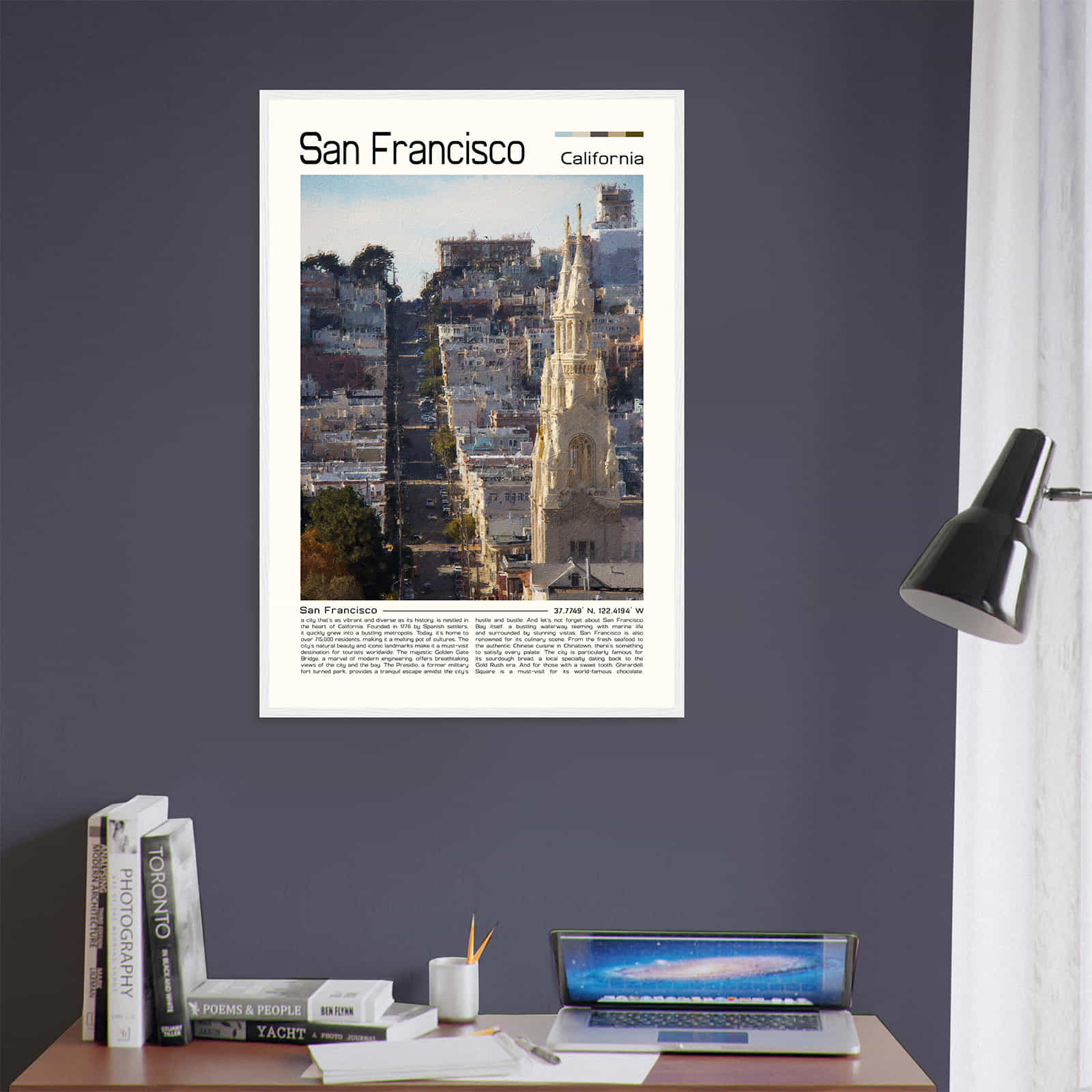 Deerfield Kansas Map Poster, Modern Home Decor Wall Art Print (Copy)