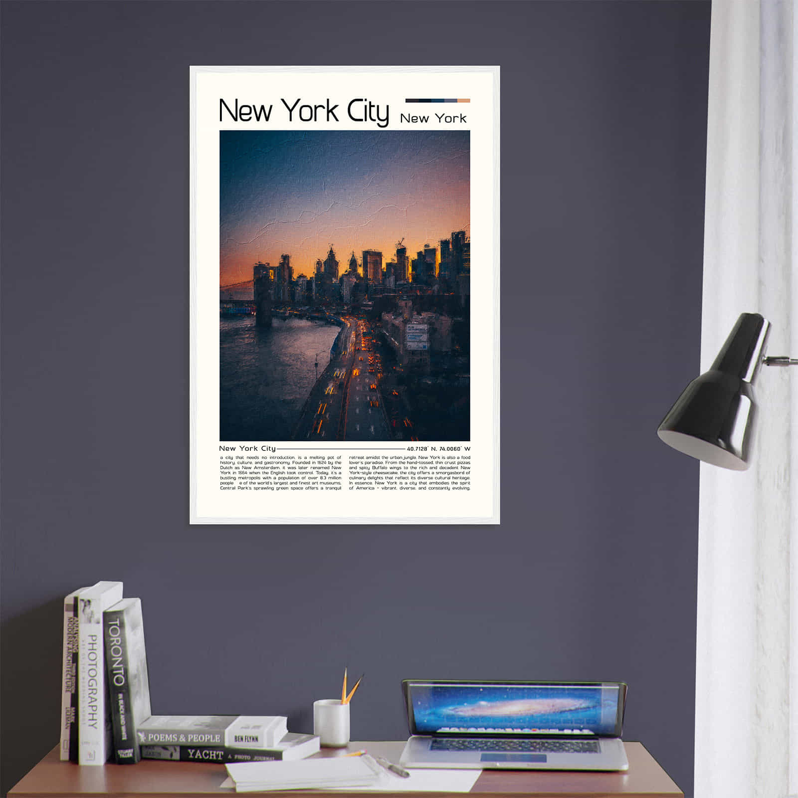 Deerfield Kansas Map Poster, Modern Home Decor Wall Art Print (Copy)