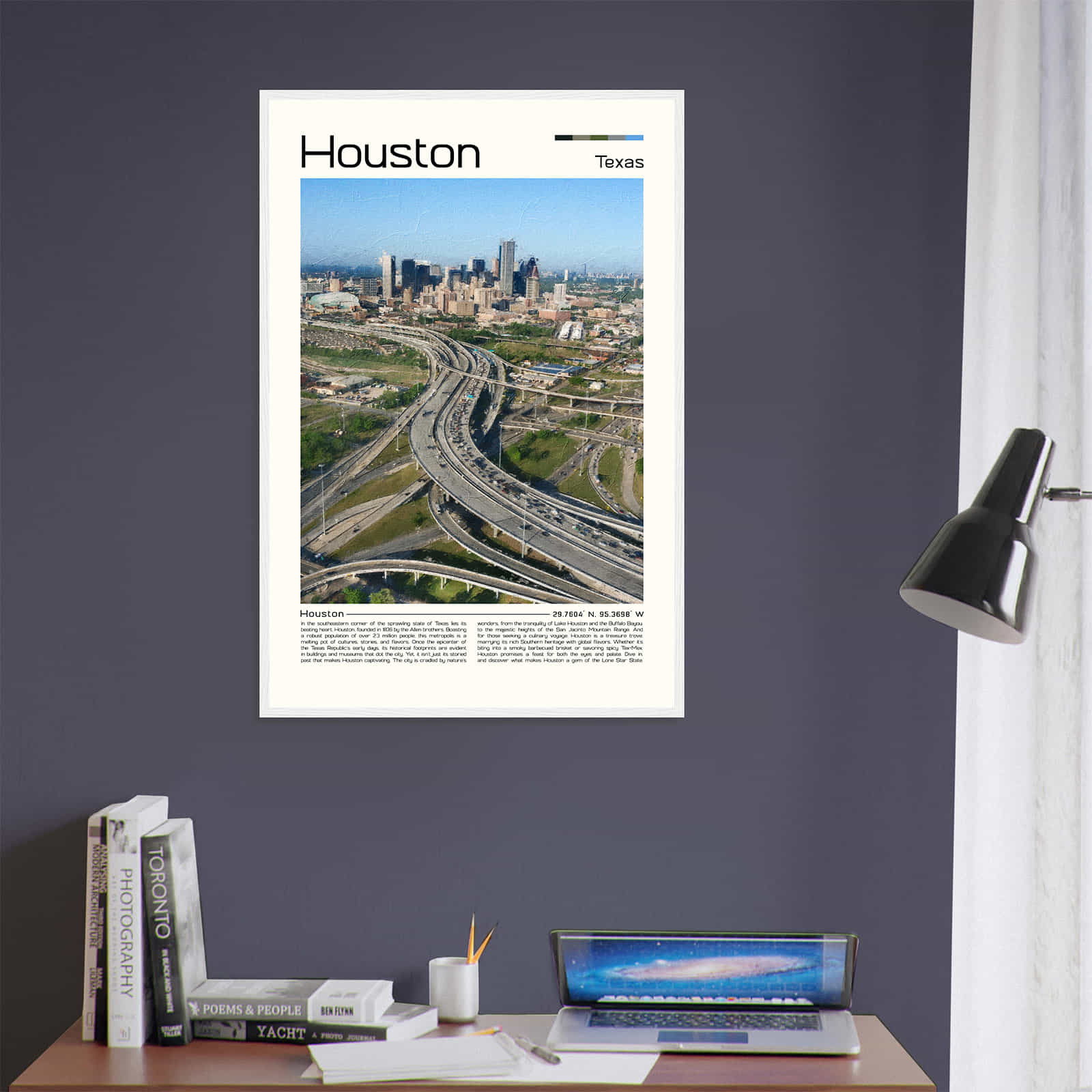 Deerfield Kansas Map Poster, Modern Home Decor Wall Art Print (Copy)