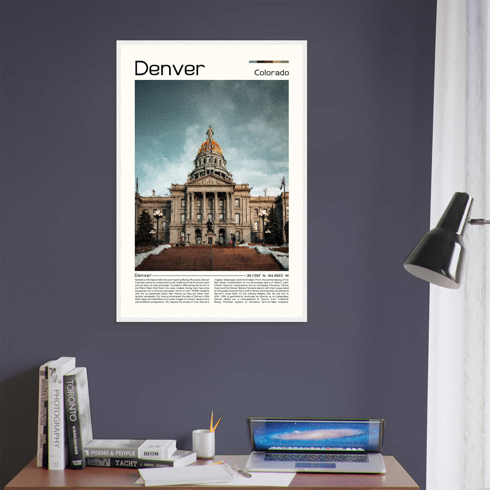 Deerfield Kansas Map Poster, Modern Home Decor Wall Art Print (Copy)