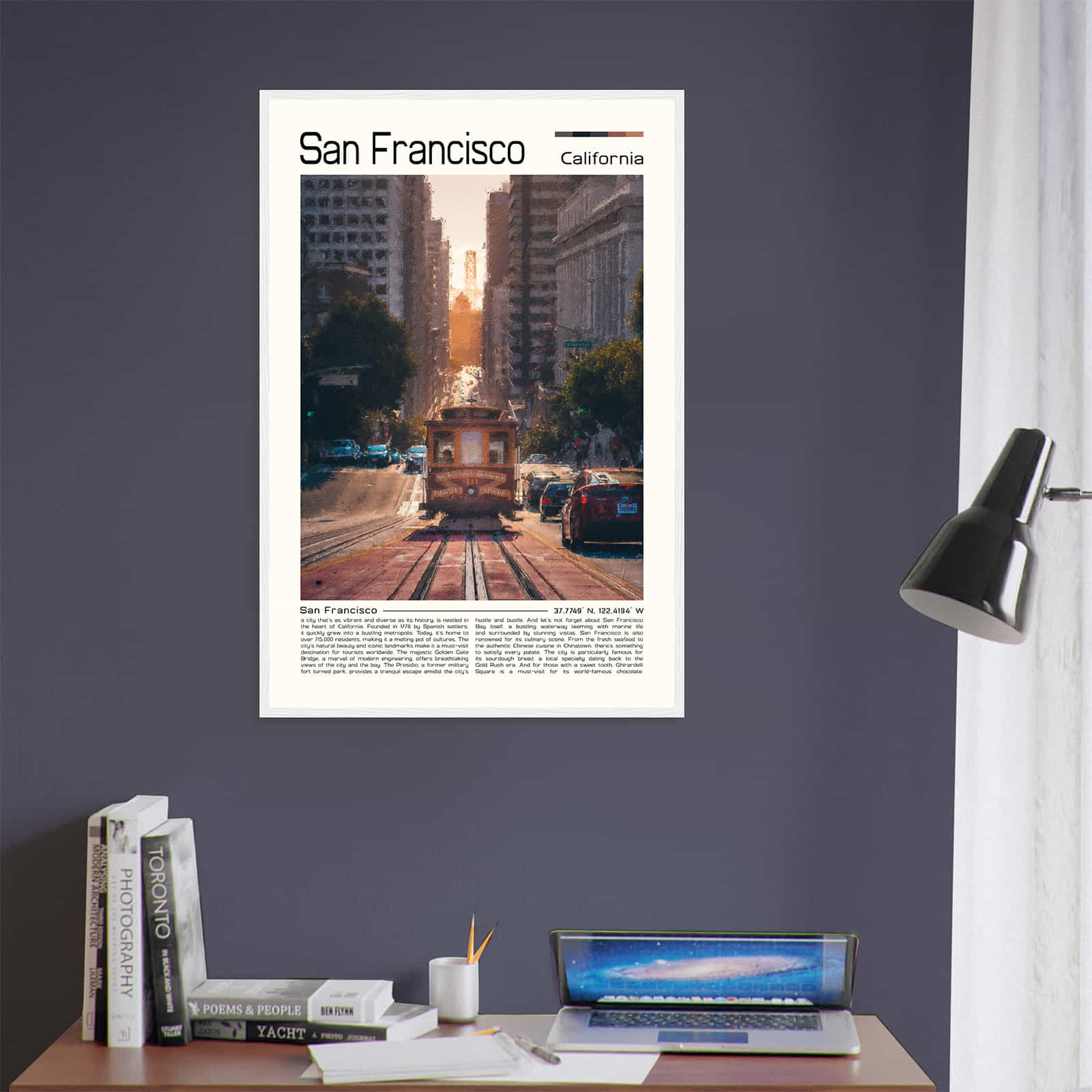 Deerfield Kansas Map Poster, Modern Home Decor Wall Art Print (Copy)