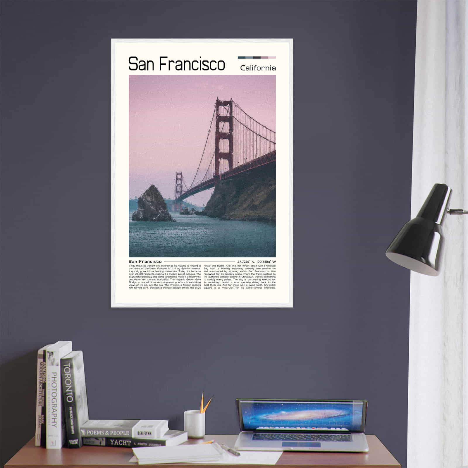 Deerfield Kansas Map Poster, Modern Home Decor Wall Art Print (Copy)