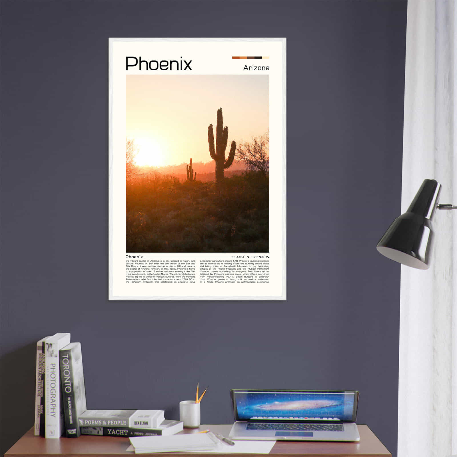 Deerfield Kansas Map Poster, Modern Home Decor Wall Art Print (Copy)