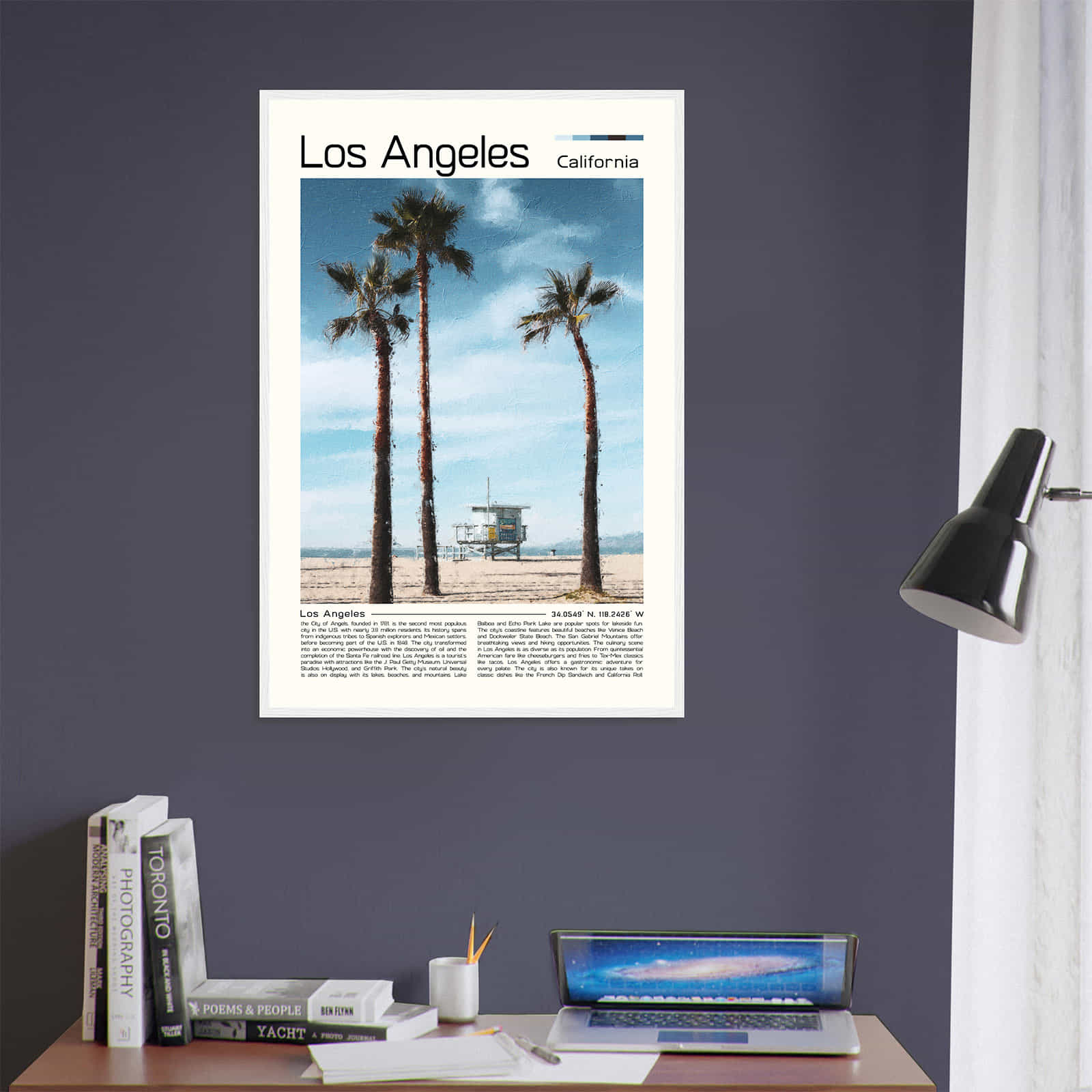 Deerfield Kansas Map Poster, Modern Home Decor Wall Art Print (Copy)