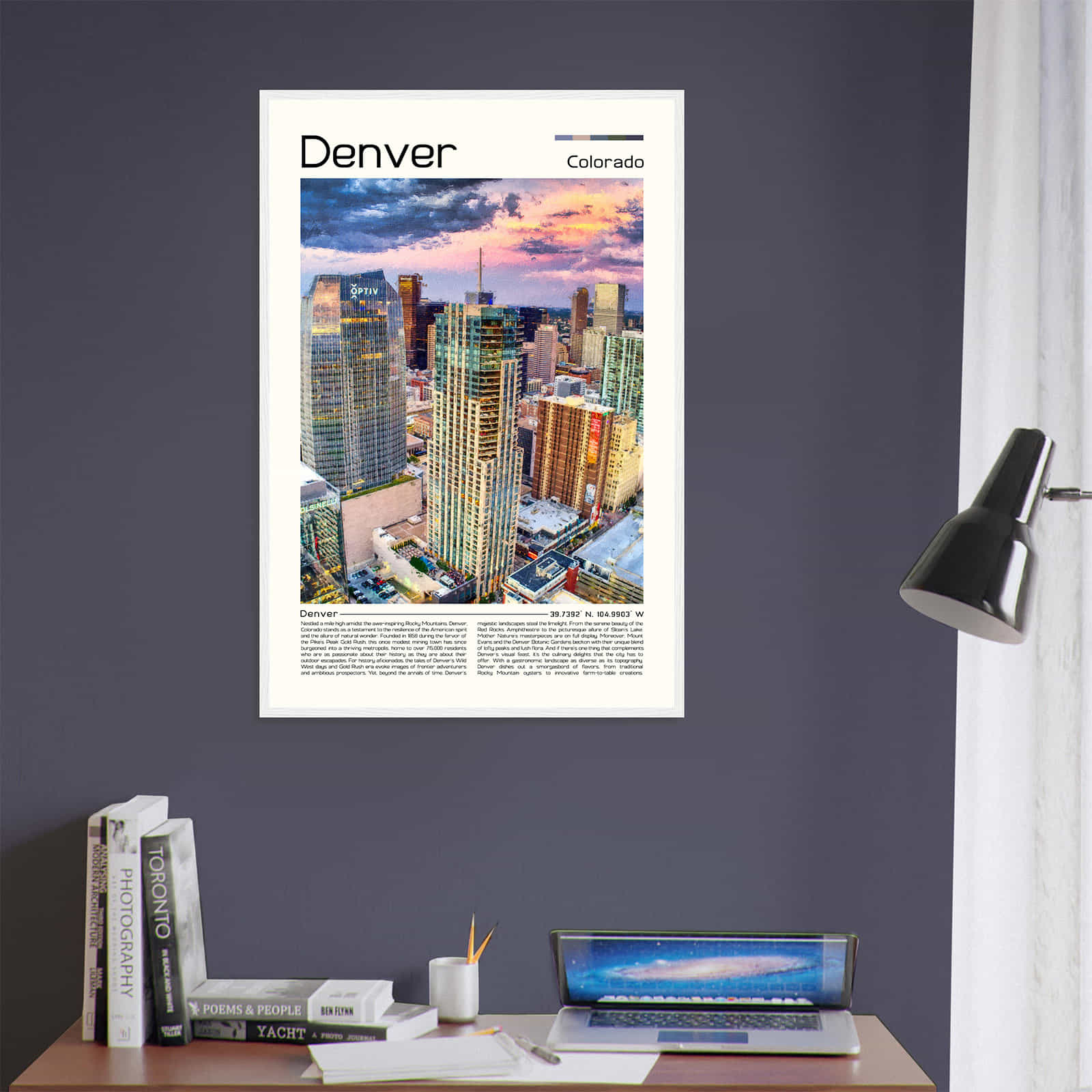 Deerfield Kansas Map Poster, Modern Home Decor Wall Art Print (Copy)