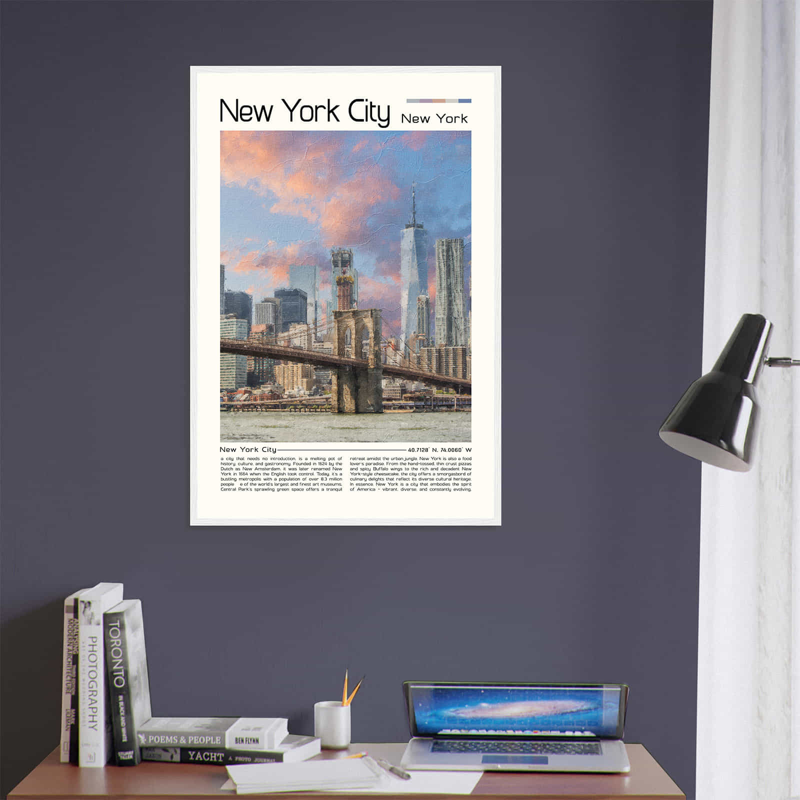 New York City New York Cityscape Poster Print, New York City New York