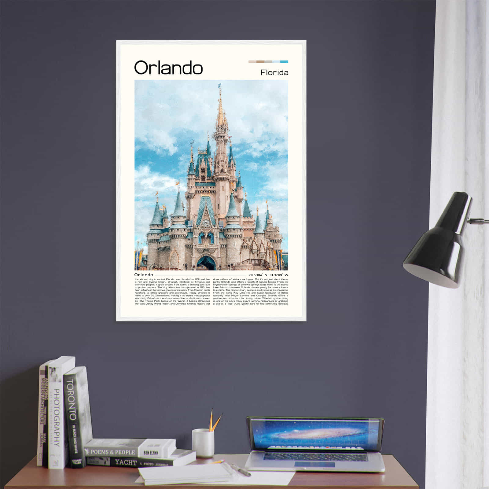 Deerfield Kansas Map Poster, Modern Home Decor Wall Art Print (Copy)