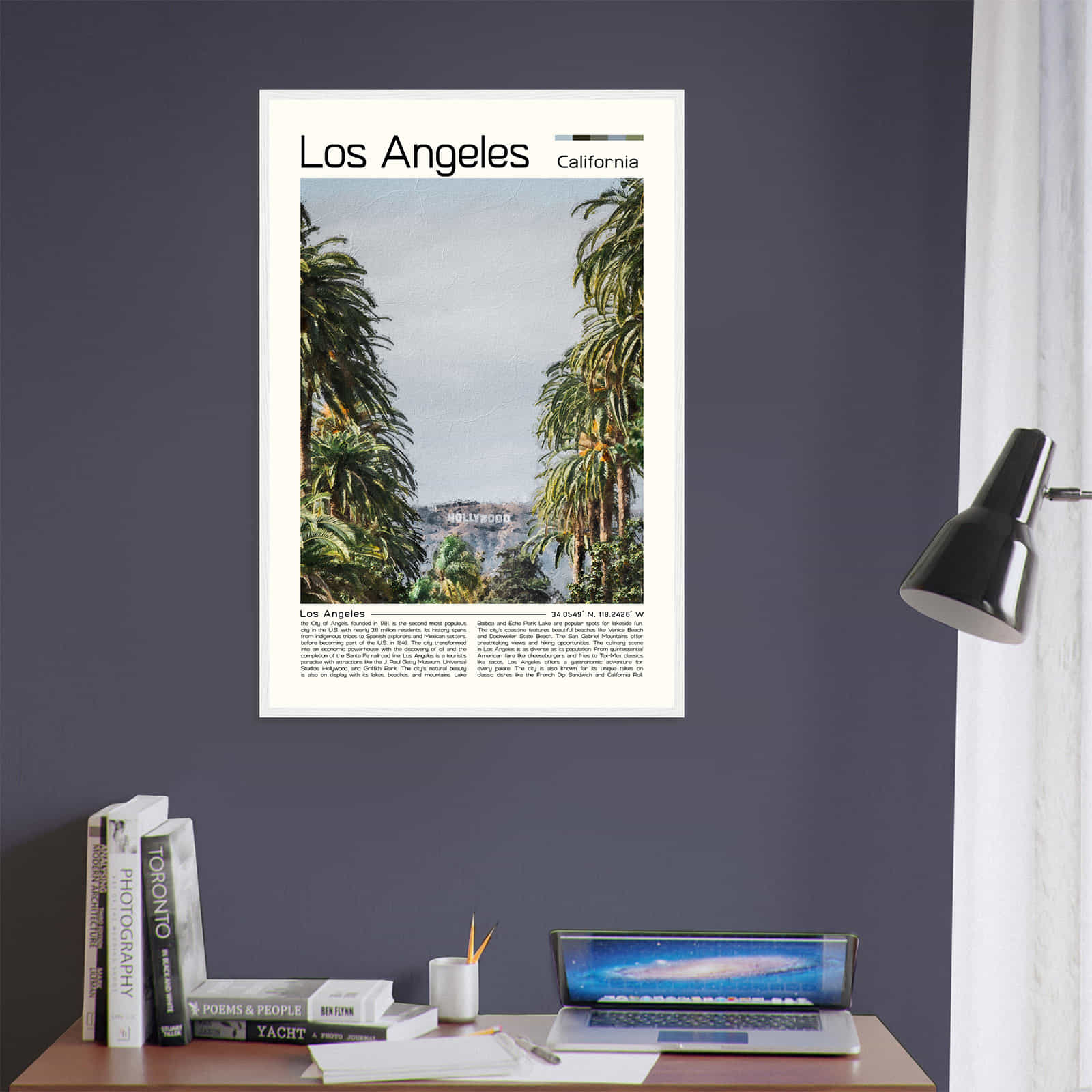 Deerfield Kansas Map Poster, Modern Home Decor Wall Art Print (Copy)