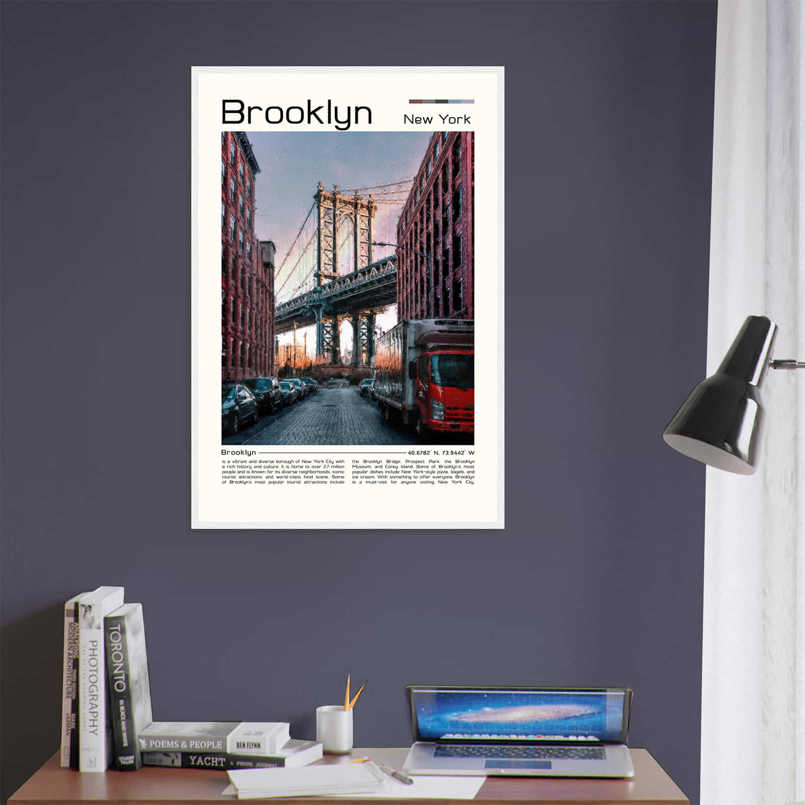 Deerfield Kansas Map Poster, Modern Home Decor Wall Art Print (Copy)