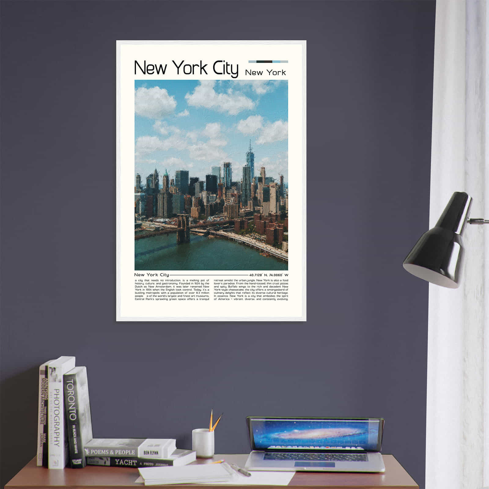 Deerfield Kansas Map Poster, Modern Home Decor Wall Art Print (Copy)