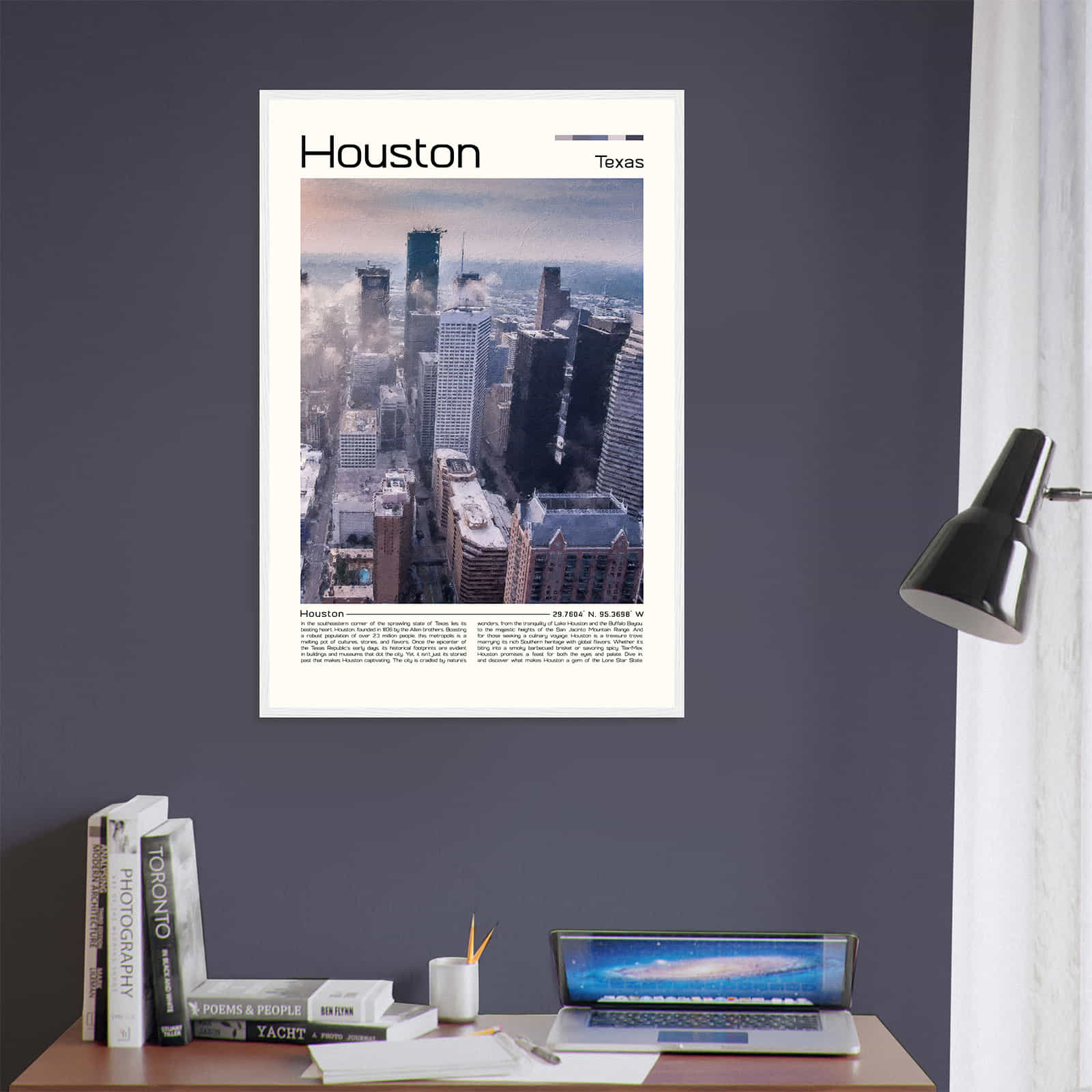 Deerfield Kansas Map Poster, Modern Home Decor Wall Art Print (Copy)