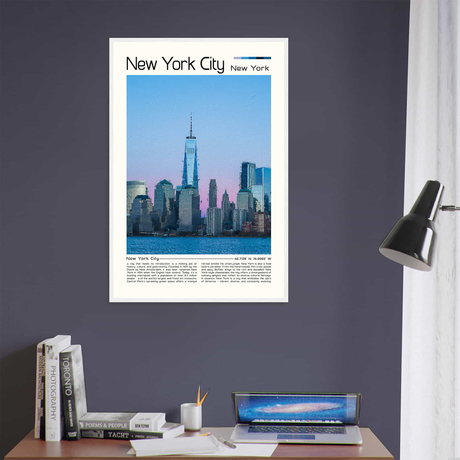 Deerfield Kansas Map Poster, Modern Home Decor Wall Art Print (Copy)