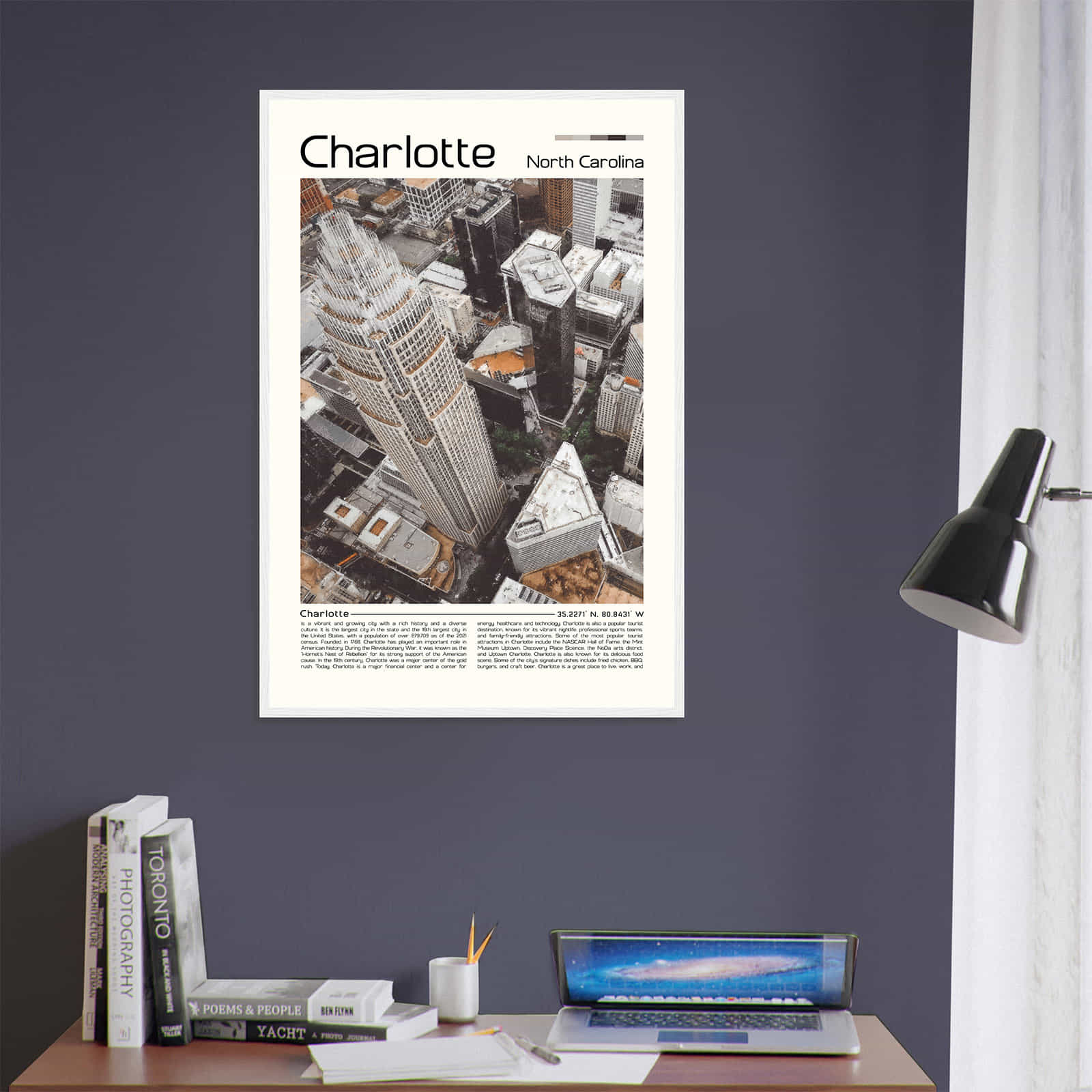 Deerfield Kansas Map Poster, Modern Home Decor Wall Art Print (Copy)