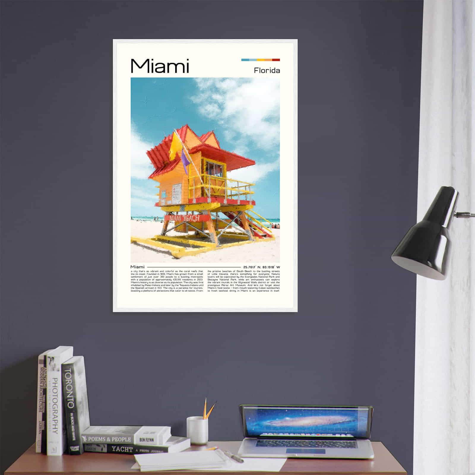 Deerfield Kansas Map Poster, Modern Home Decor Wall Art Print (Copy)