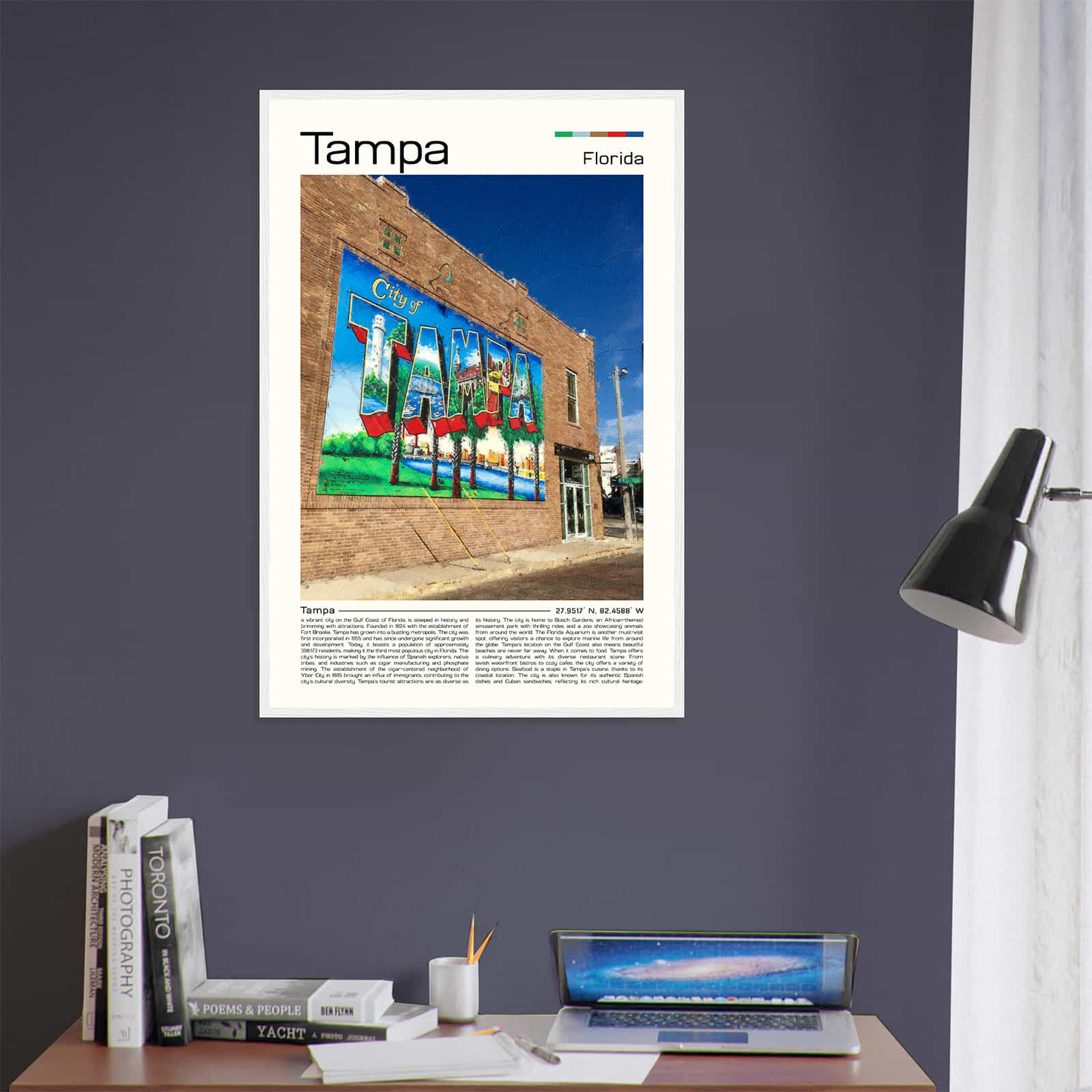 Deerfield Kansas Map Poster, Modern Home Decor Wall Art Print (Copy)