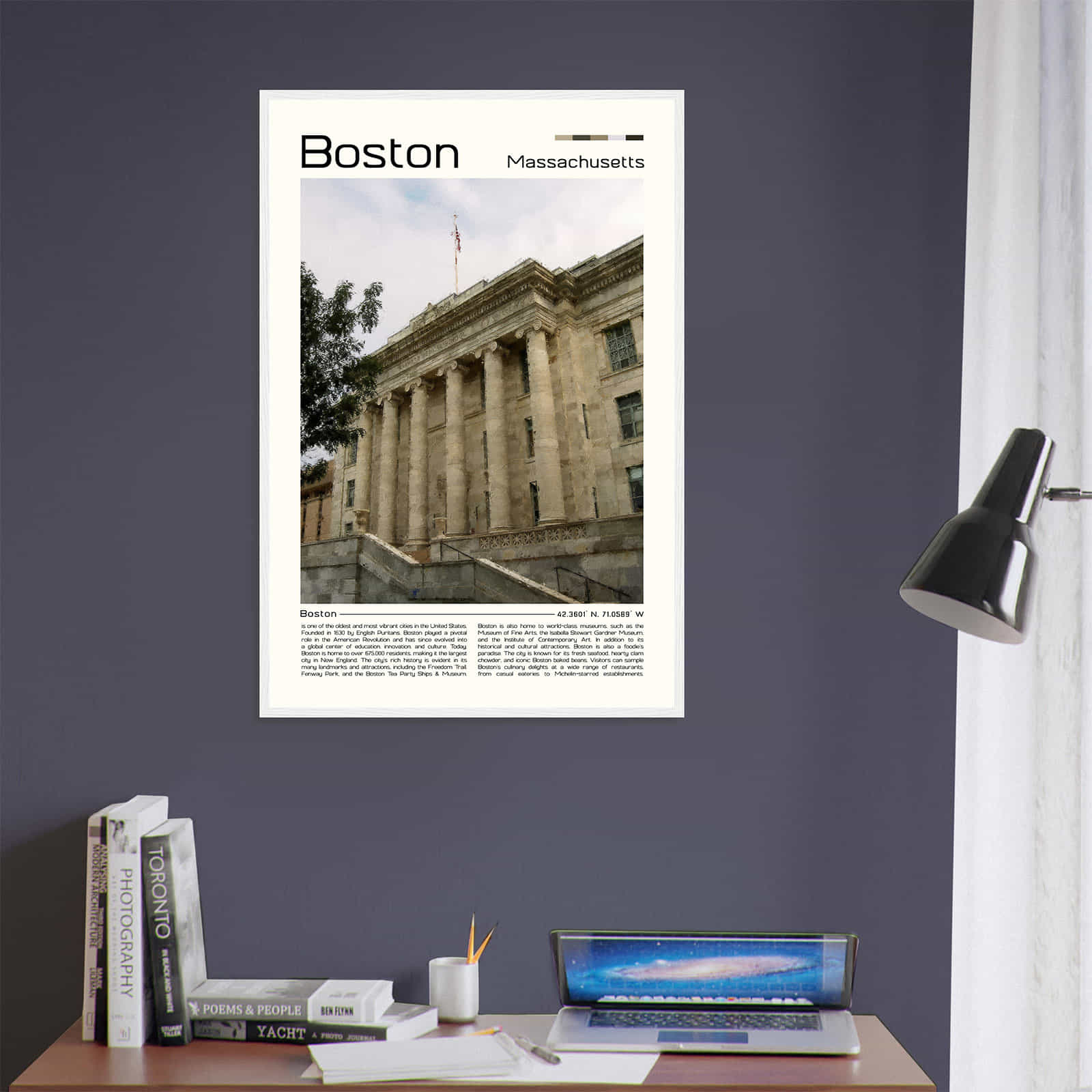 Deerfield Kansas Map Poster, Modern Home Decor Wall Art Print (Copy)