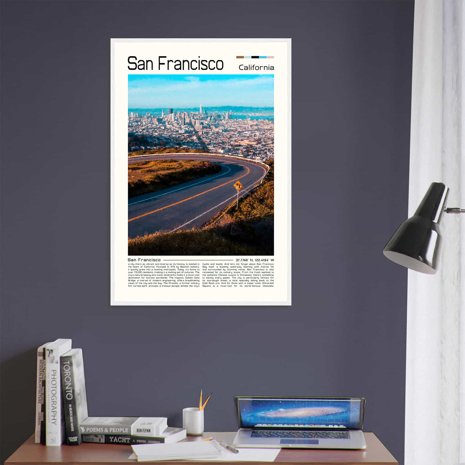 Deerfield Kansas Map Poster, Modern Home Decor Wall Art Print (Copy)