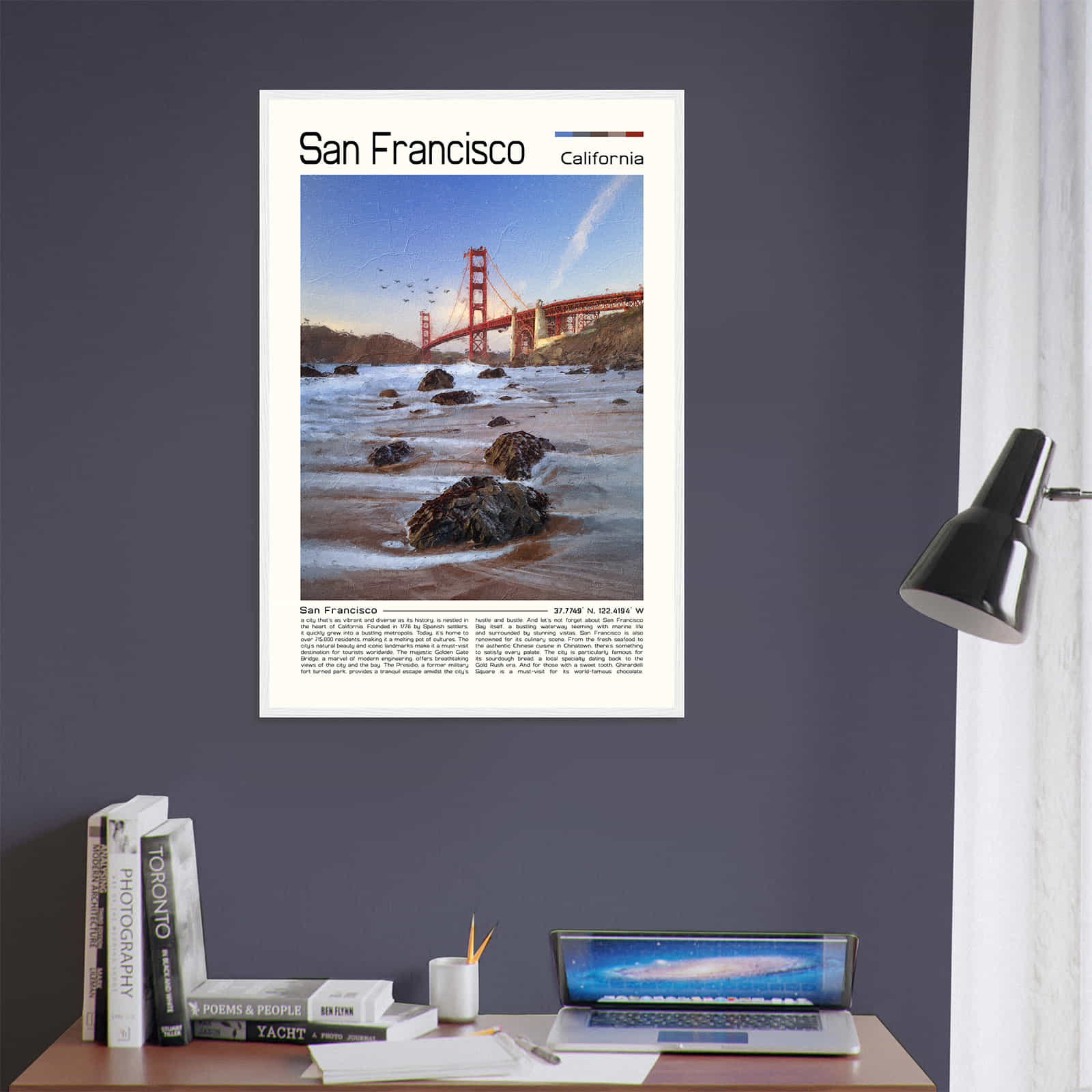 Deerfield Kansas Map Poster, Modern Home Decor Wall Art Print (Copy)