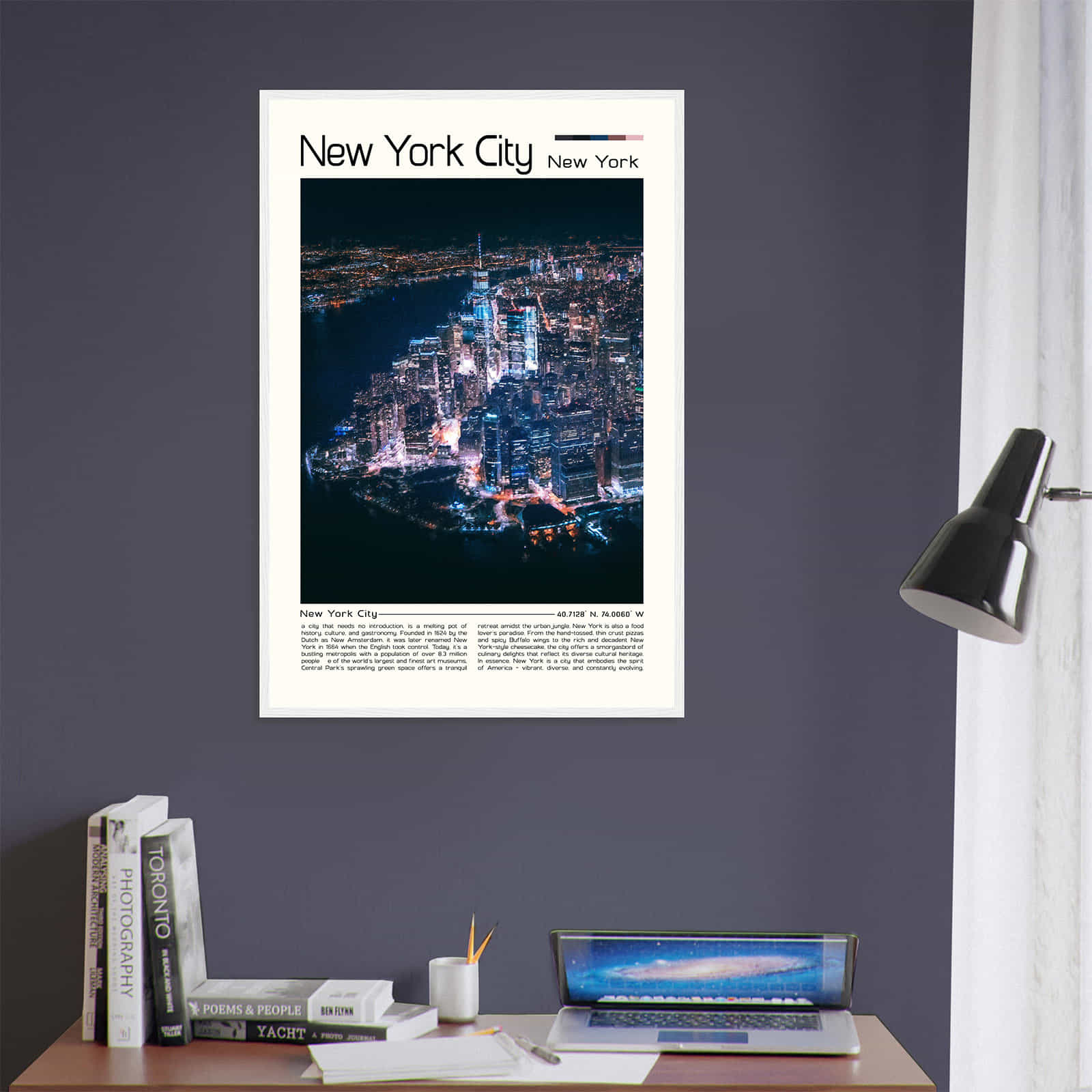 Deerfield Kansas Map Poster, Modern Home Decor Wall Art Print (Copy)