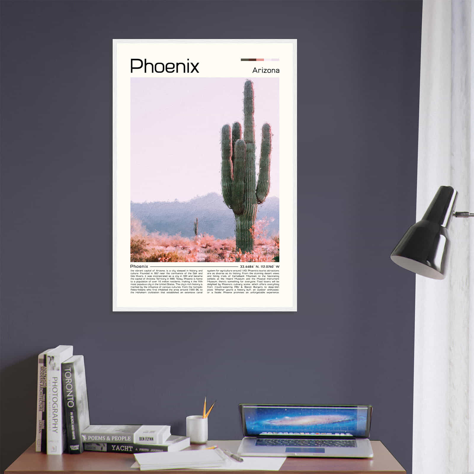 Deerfield Kansas Map Poster, Modern Home Decor Wall Art Print (Copy)