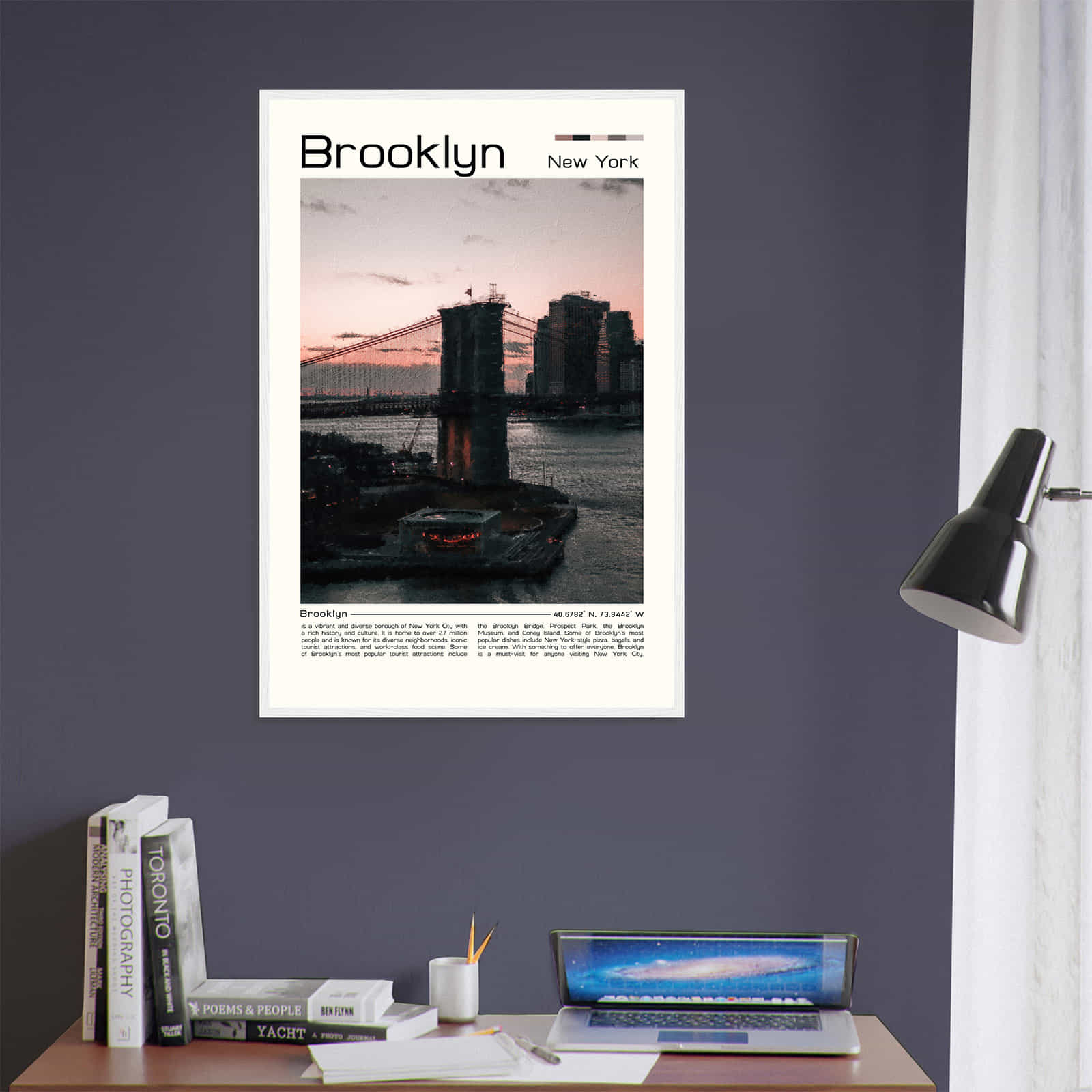 Deerfield Kansas Map Poster, Modern Home Decor Wall Art Print (Copy)