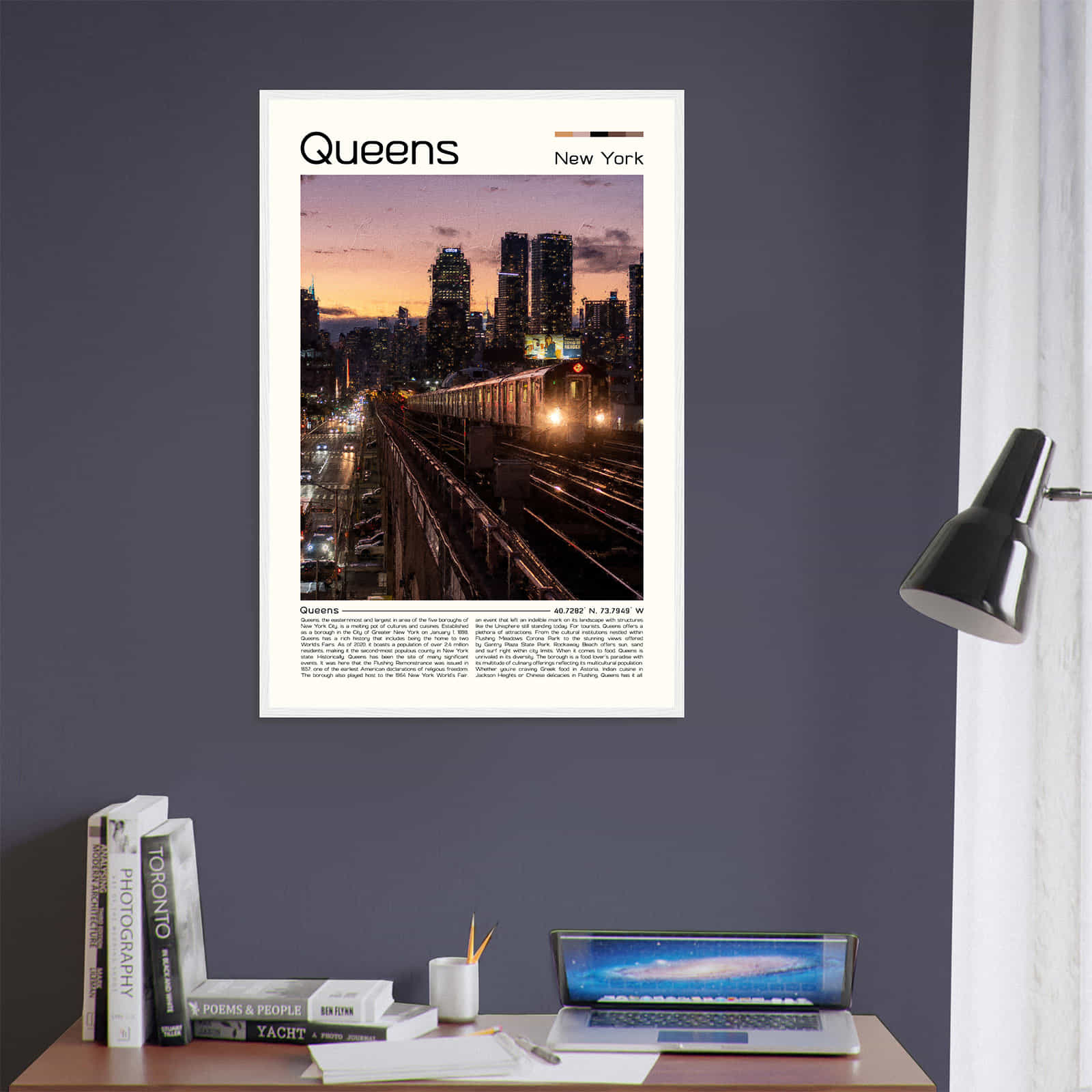 Deerfield Kansas Map Poster, Modern Home Decor Wall Art Print (Copy)