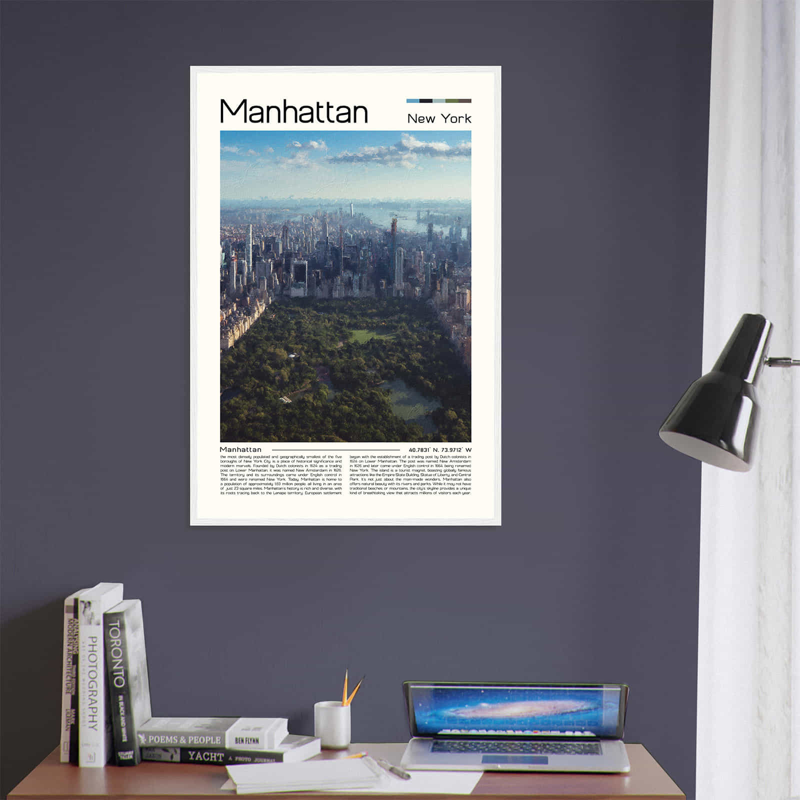 Deerfield Kansas Map Poster, Modern Home Decor Wall Art Print (Copy)