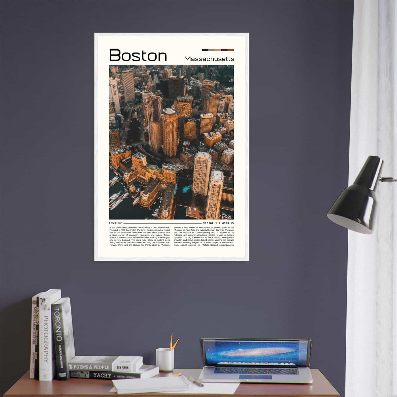 Deerfield Kansas Map Poster, Modern Home Decor Wall Art Print (Copy)