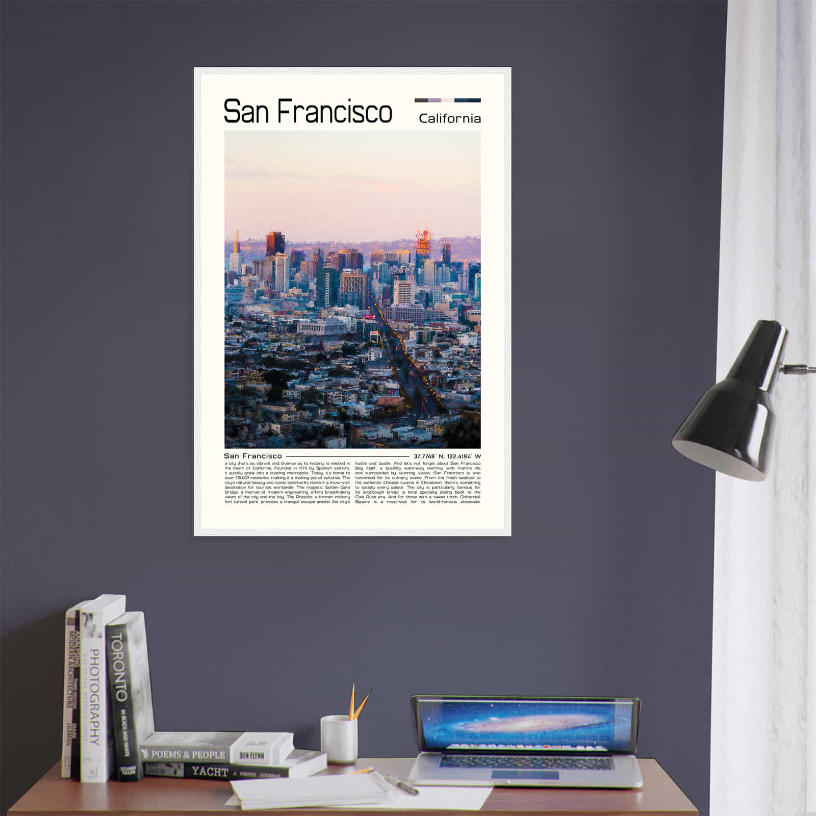 Deerfield Kansas Map Poster, Modern Home Decor Wall Art Print (Copy)