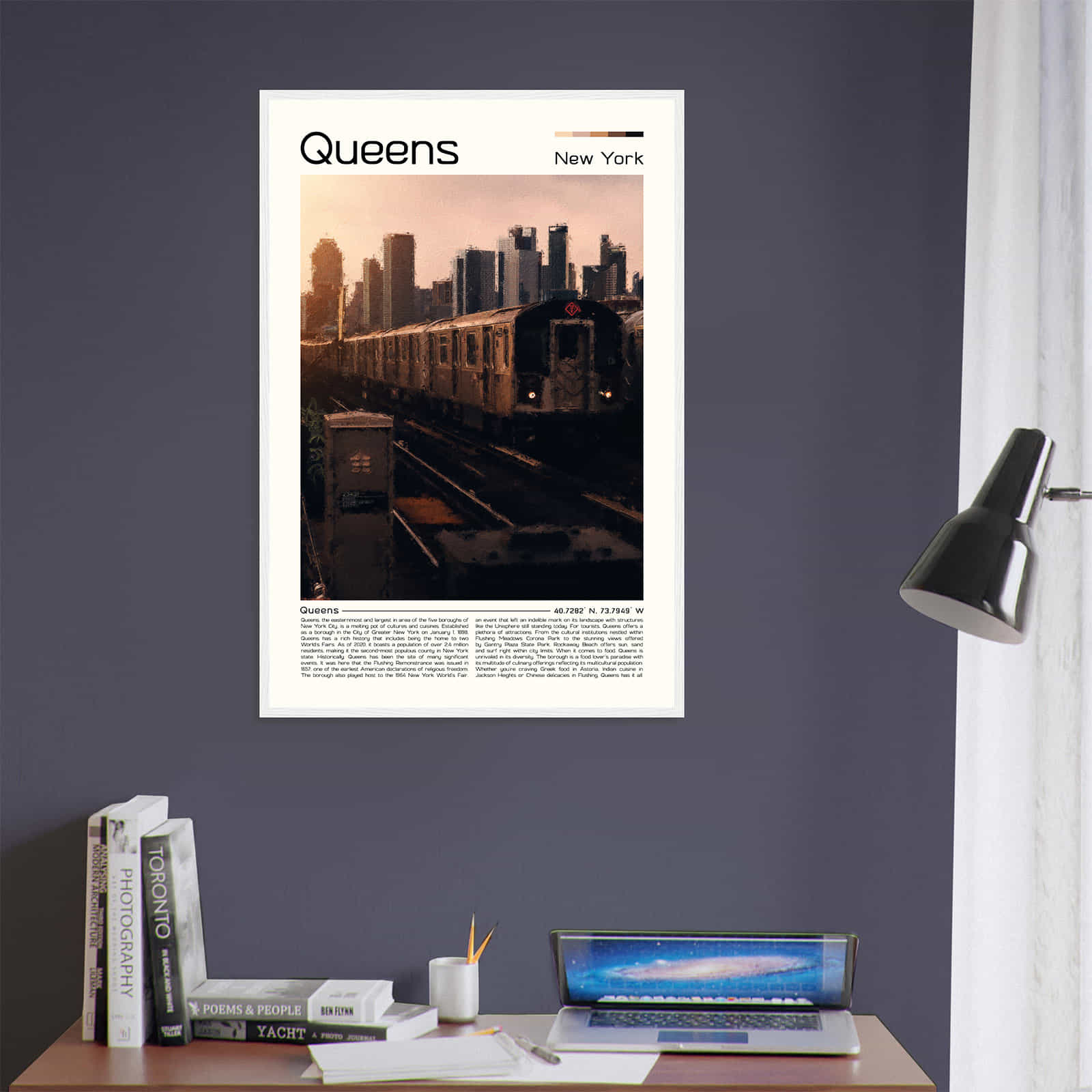 Deerfield Kansas Map Poster, Modern Home Decor Wall Art Print (Copy)