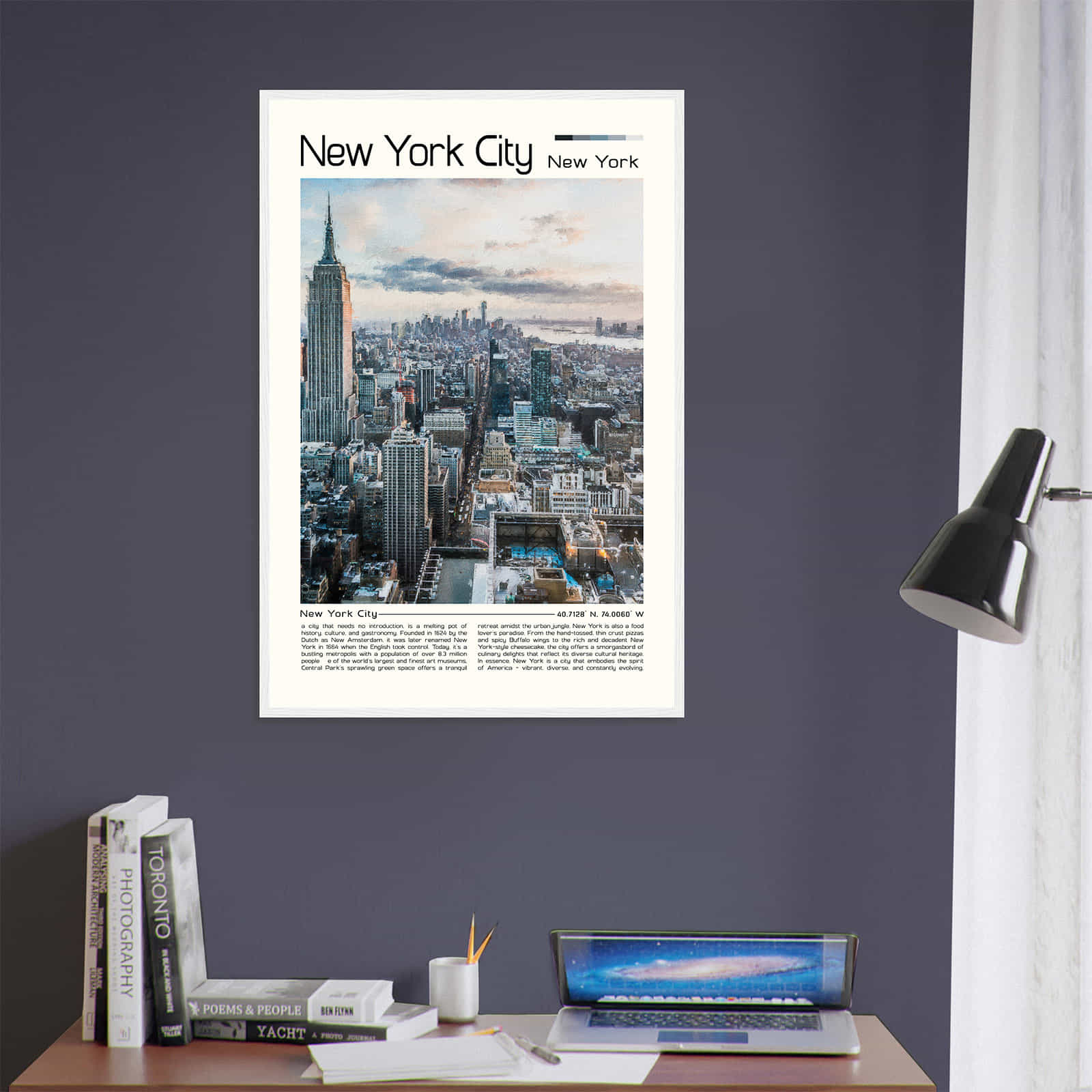 Deerfield Kansas Map Poster, Modern Home Decor Wall Art Print (Copy)