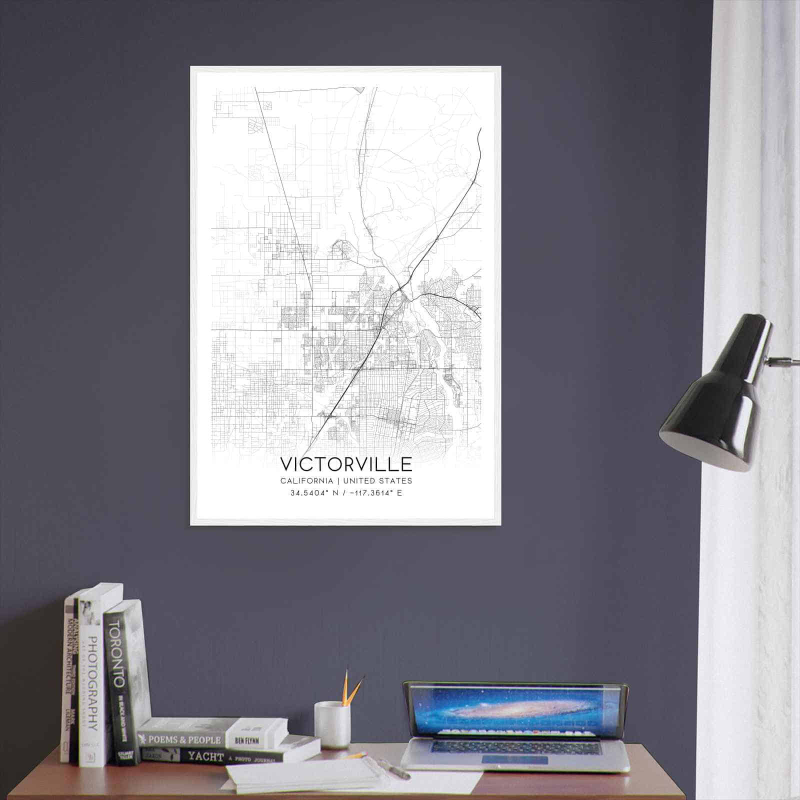Deerfield Kansas Map Poster, Modern Home Decor Wall Art Print (Copy)