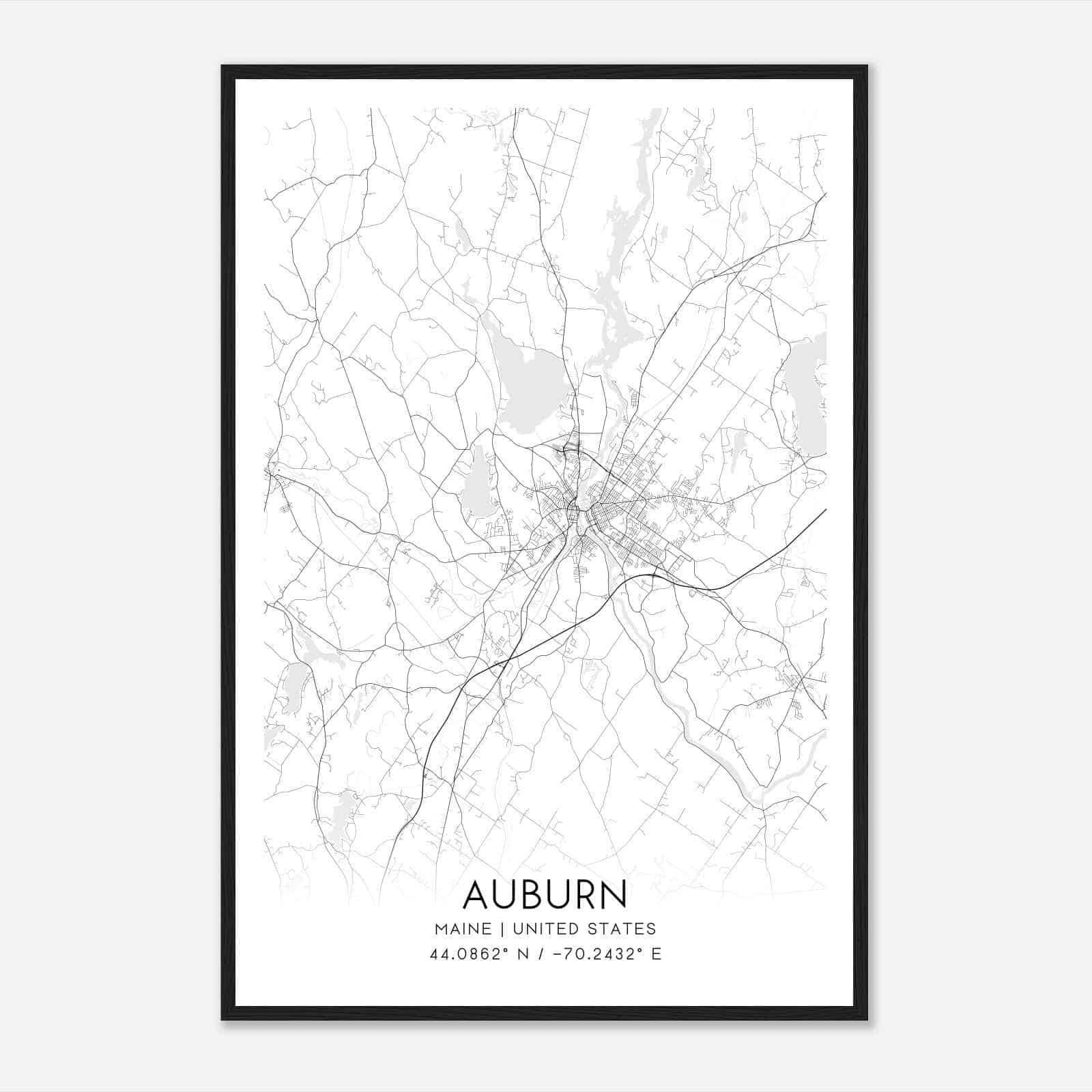 Custom Maine United States Map - 5e4b0f0235d1634ed78db6d8b445ceea