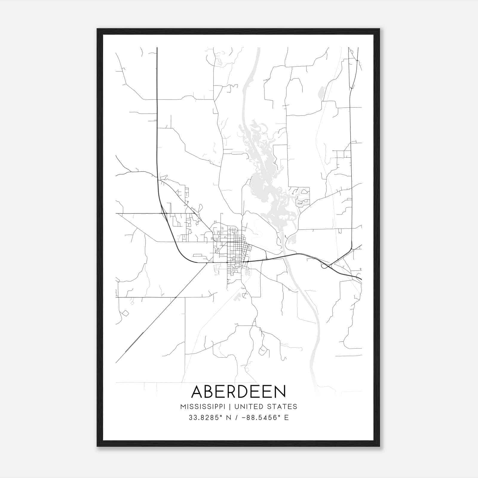 Custom Mississippi United States Map Poster Mapmory