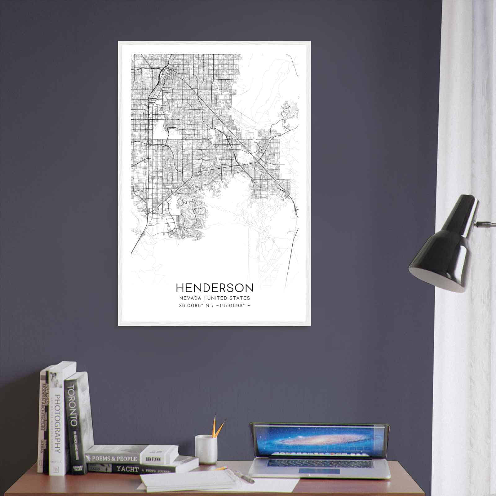Deerfield Kansas Map Poster, Modern Home Decor Wall Art Print (Copy)