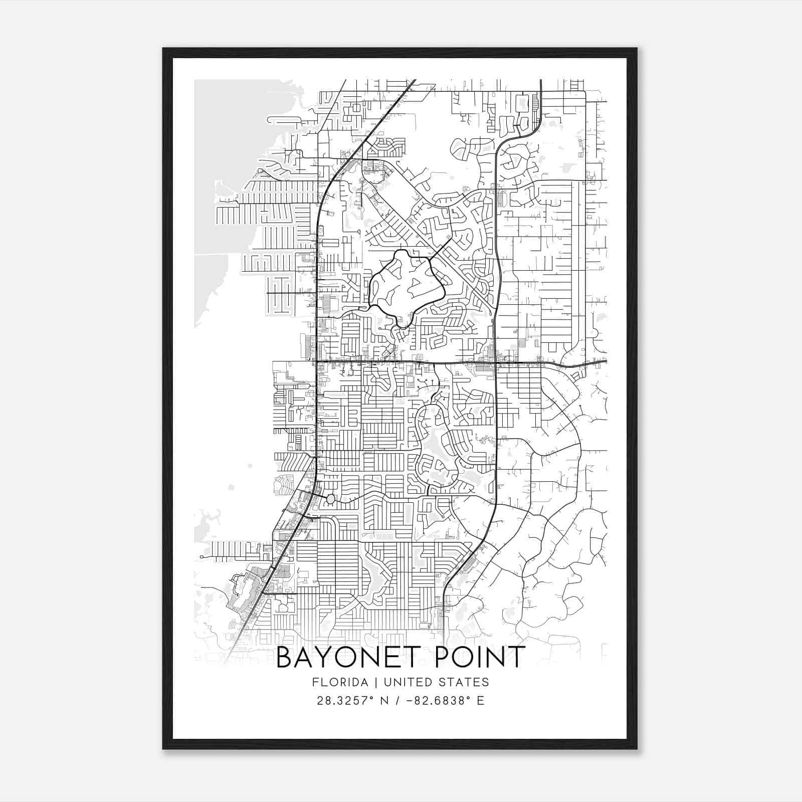 Custom Point United States Map Poster Mapmory