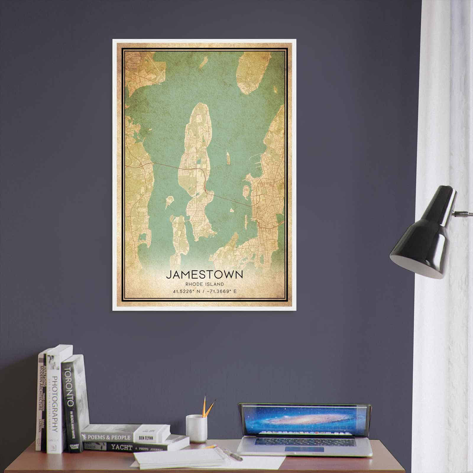 Deerfield Kansas Map Poster, Modern Home Decor Wall Art Print (Copy)