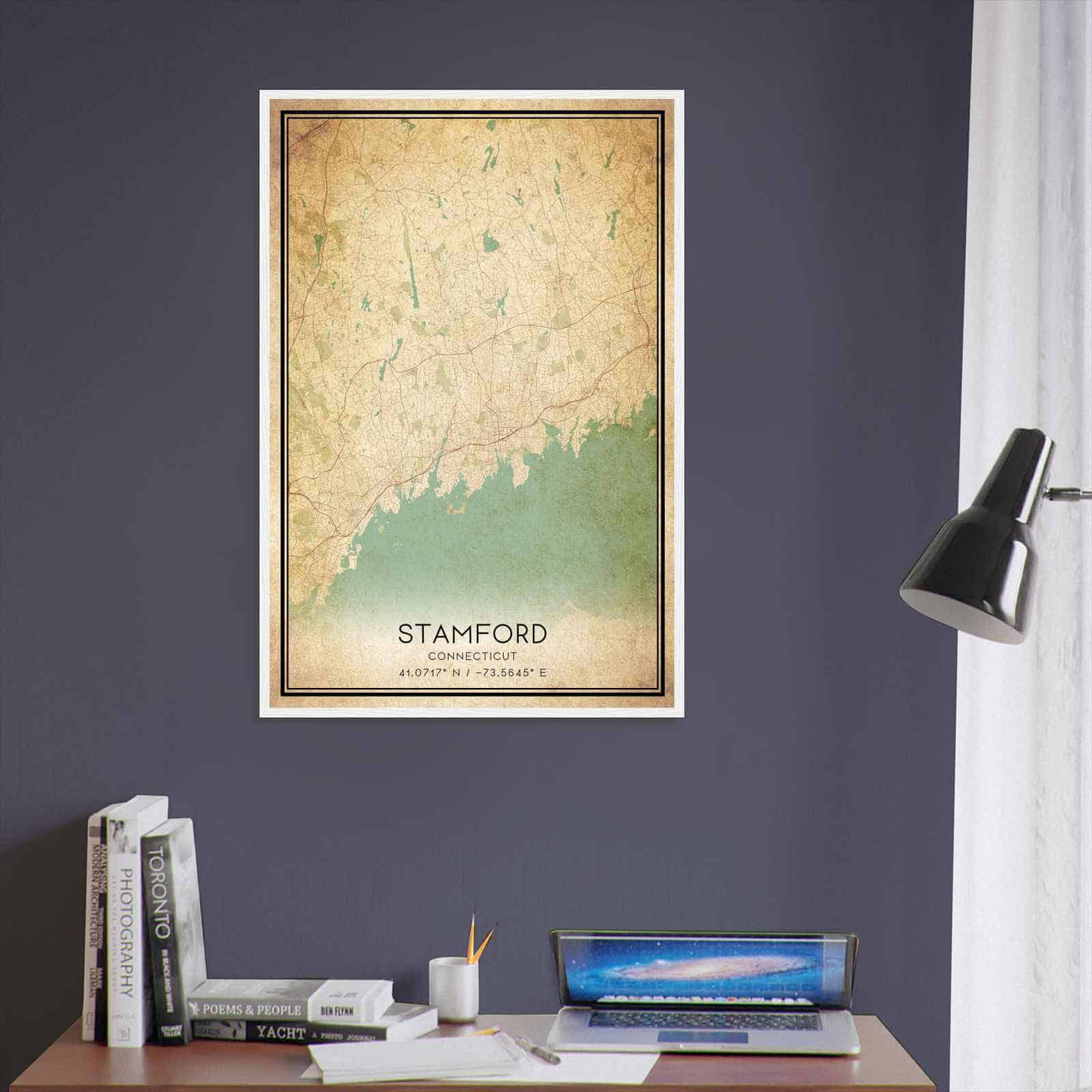 Deerfield Kansas Map Poster, Modern Home Decor Wall Art Print (Copy)