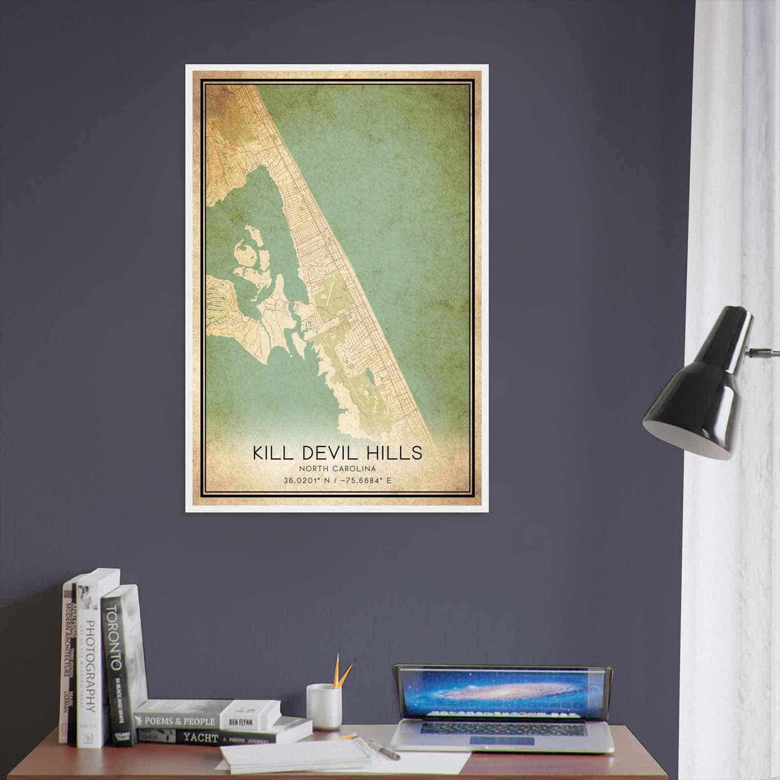 Deerfield Kansas Map Poster, Modern Home Decor Wall Art Print (Copy)