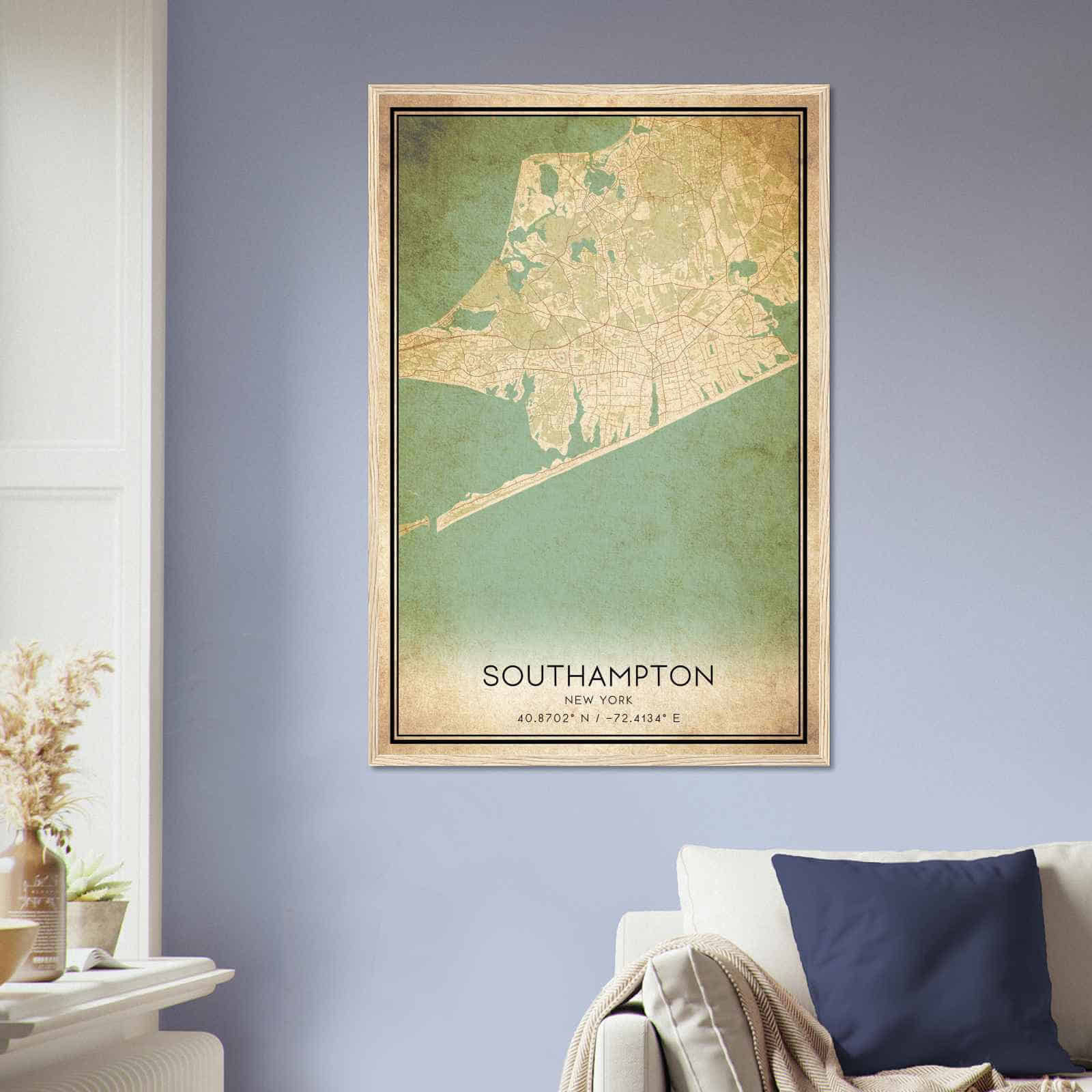 Deerfield Kansas Map Poster, Modern Home Decor Wall Art Print (Copy)