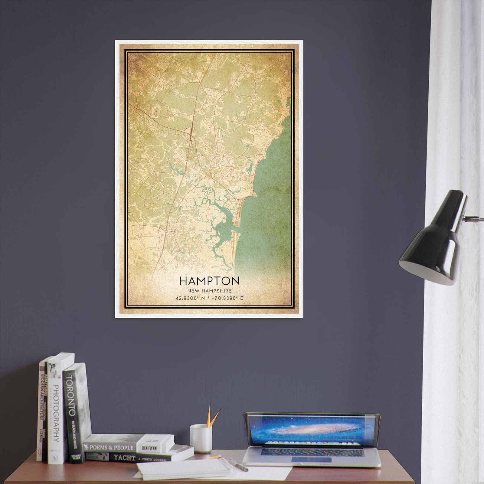 Deerfield Kansas Map Poster, Modern Home Decor Wall Art Print (Copy)