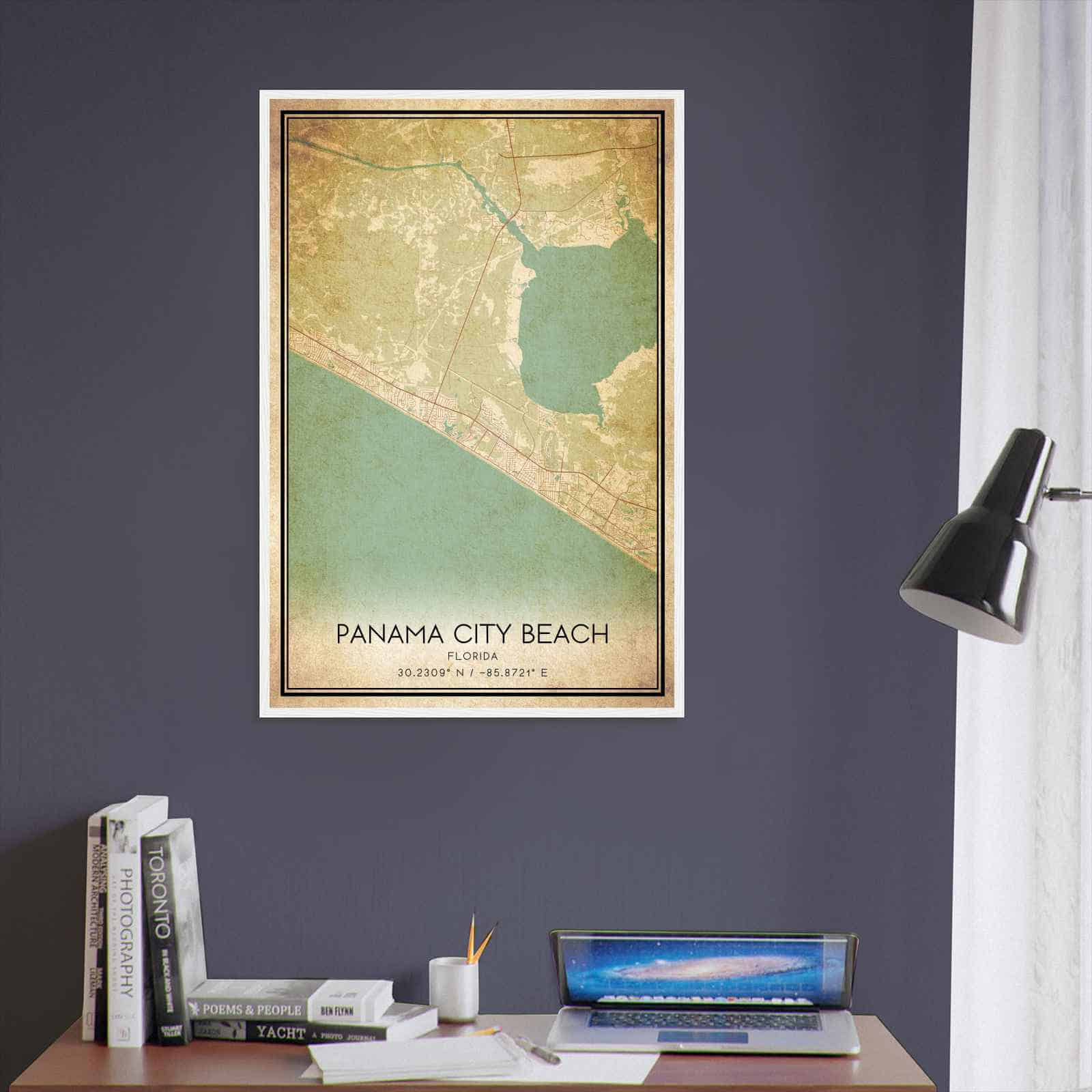 Deerfield Kansas Map Poster, Modern Home Decor Wall Art Print (Copy)