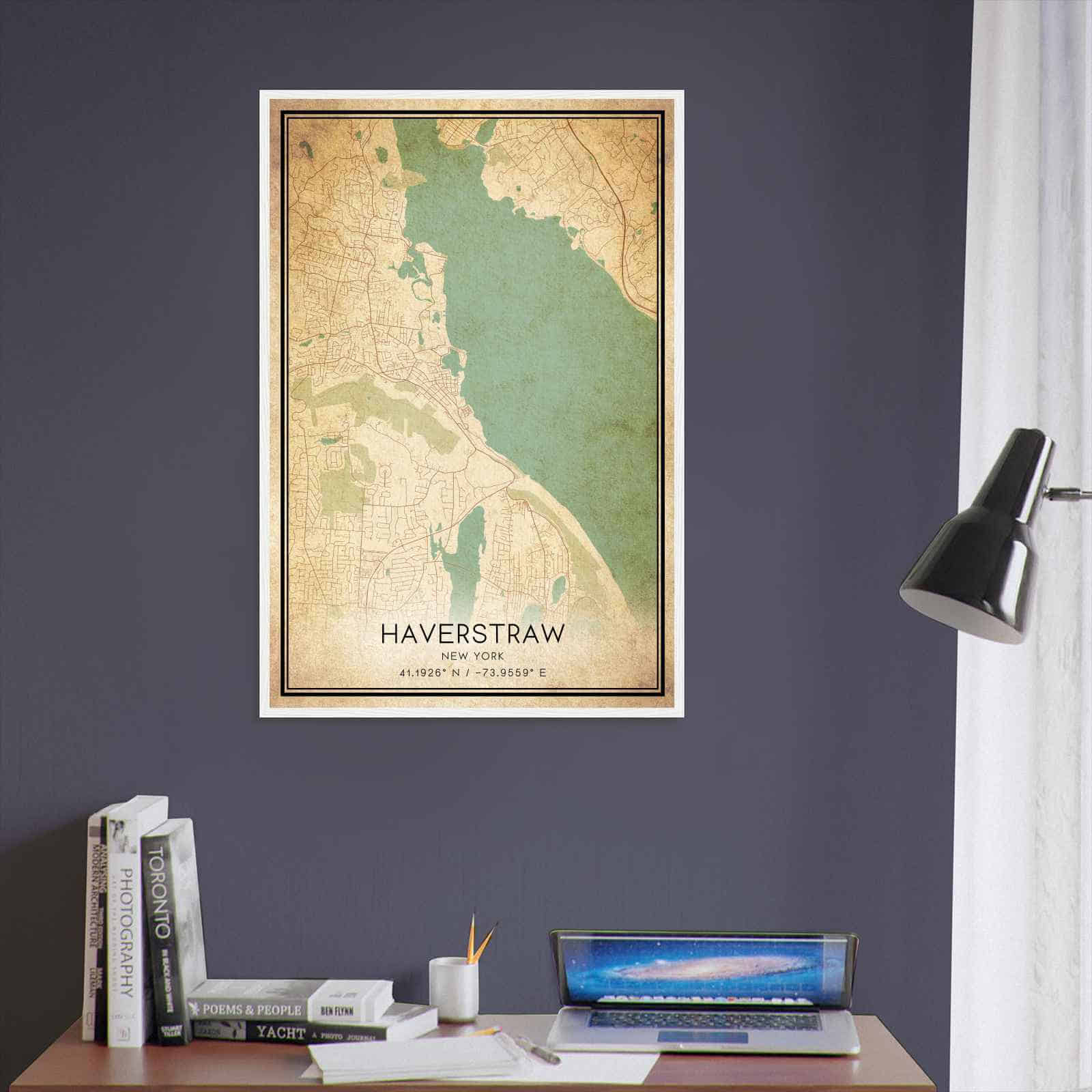Deerfield Kansas Map Poster, Modern Home Decor Wall Art Print (Copy)