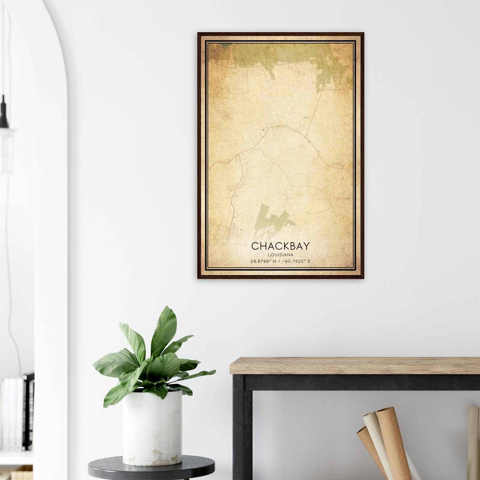 Deerfield Kansas Map Poster, Modern Home Decor Wall Art Print (Copy)