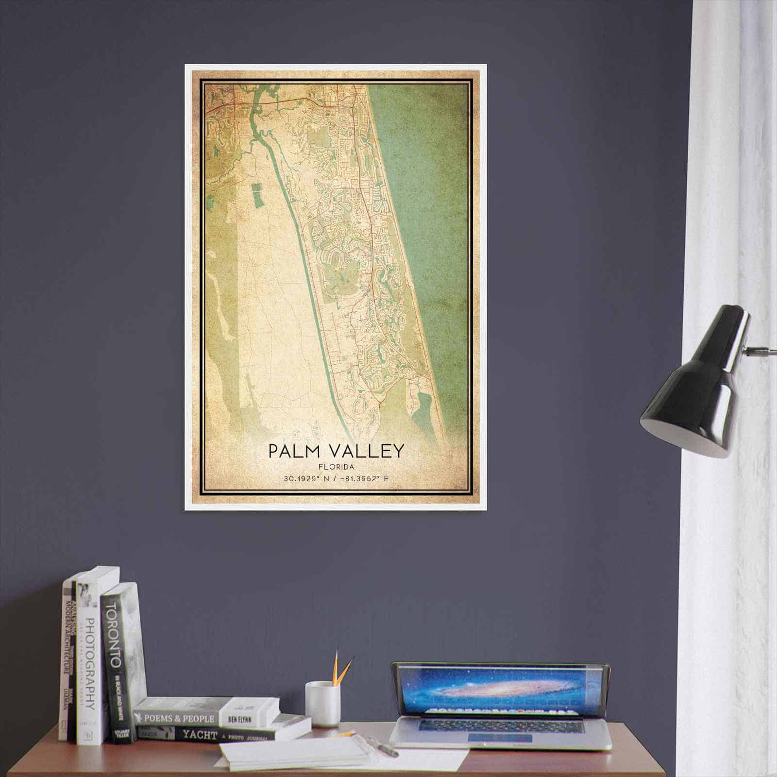 Deerfield Kansas Map Poster, Modern Home Decor Wall Art Print (Copy)