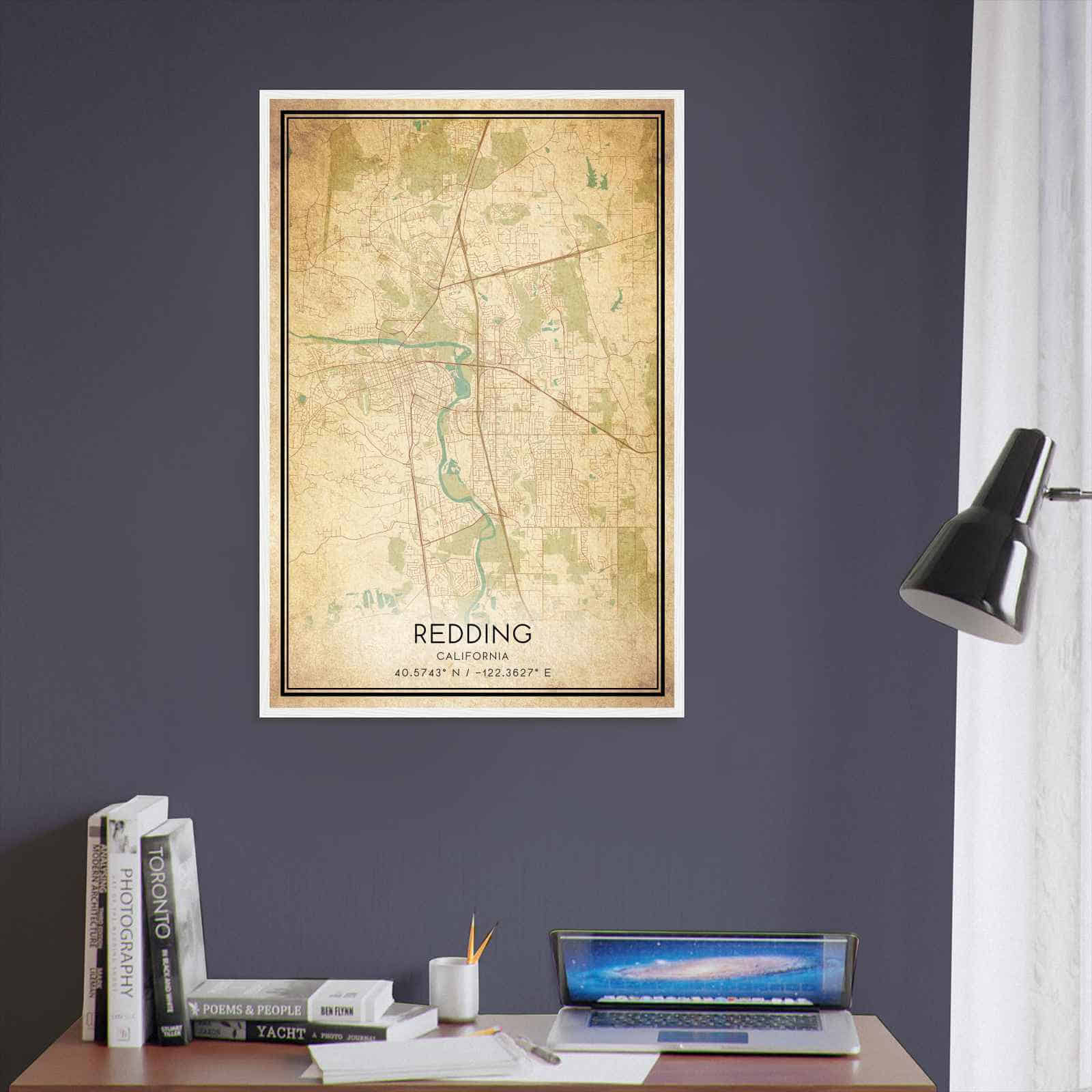 Deerfield Kansas Map Poster, Modern Home Decor Wall Art Print (Copy)